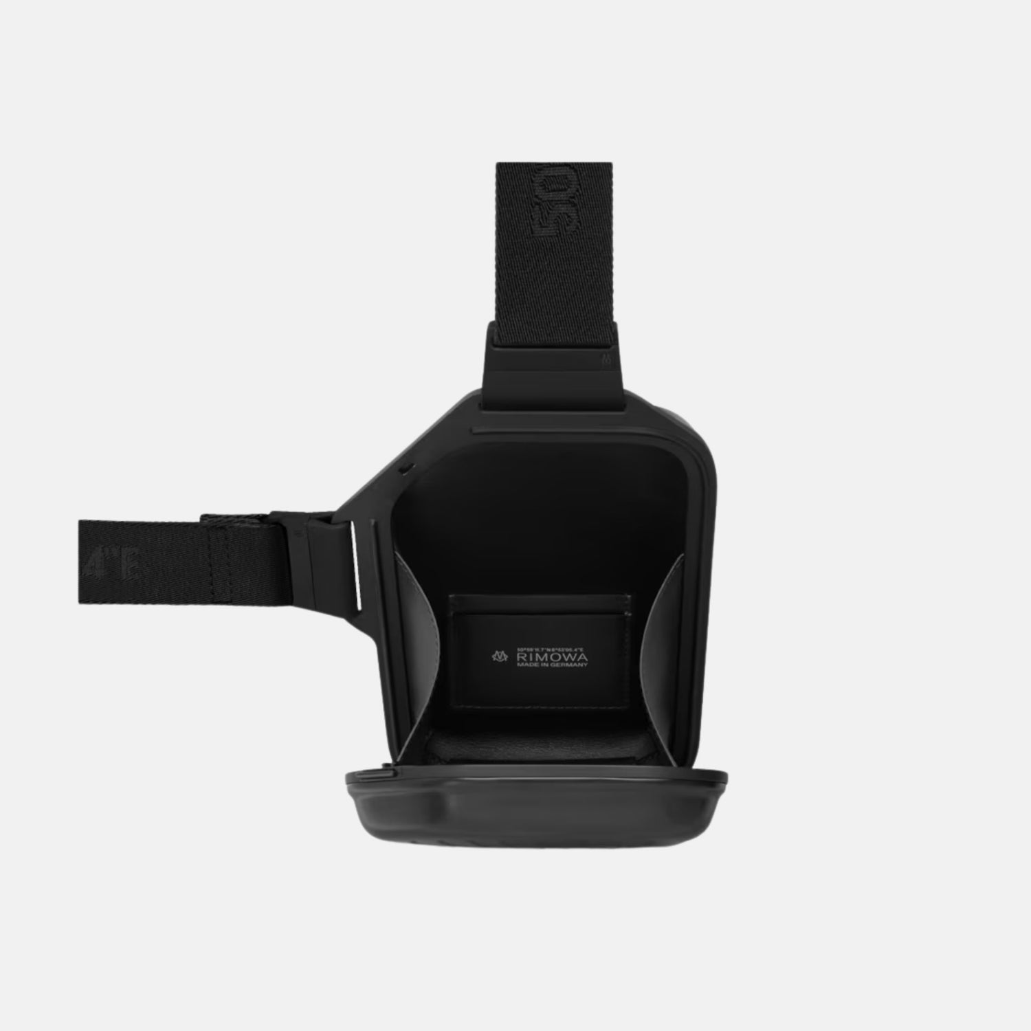 Rimowa Personal Aluminium Sling Clutch, Black, Inside