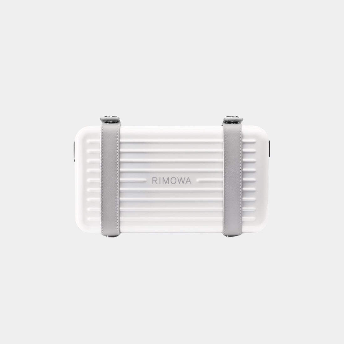 Rimowa Personal Polycarbonate Cross-Body Bag, White, Front