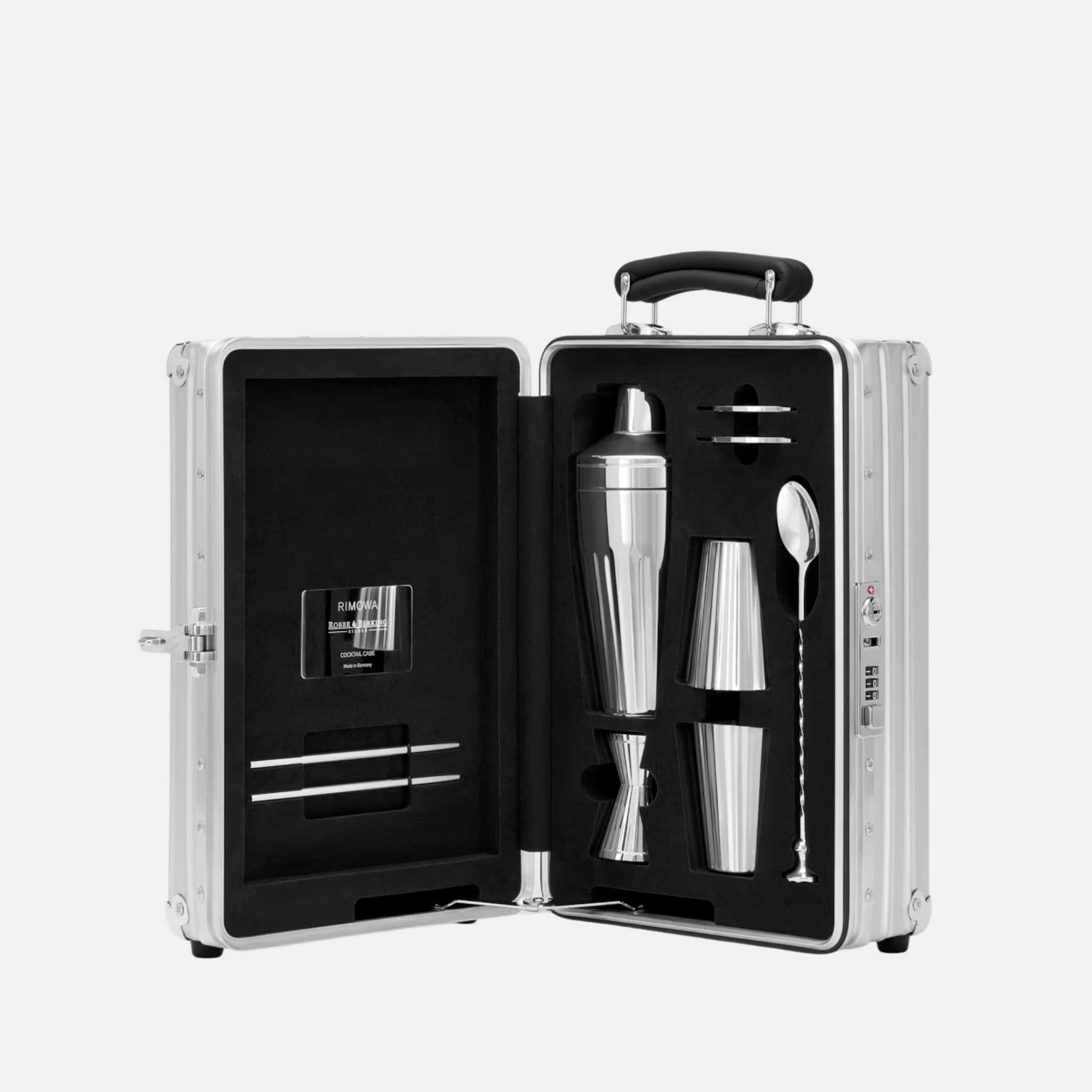 Rimowa Robbe And Berking Cocktail Case, Open
