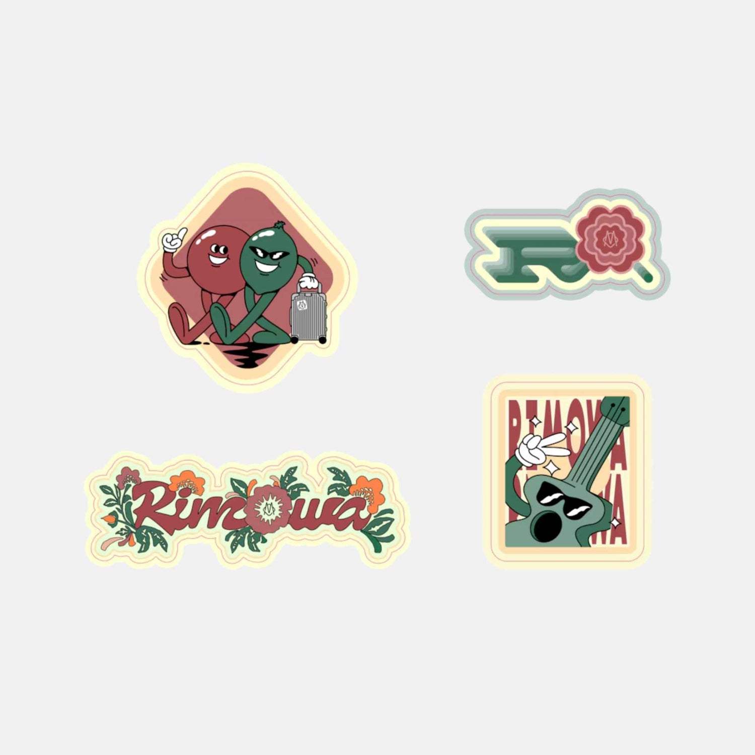 Rimowa Stickers Set Mexico Summer
