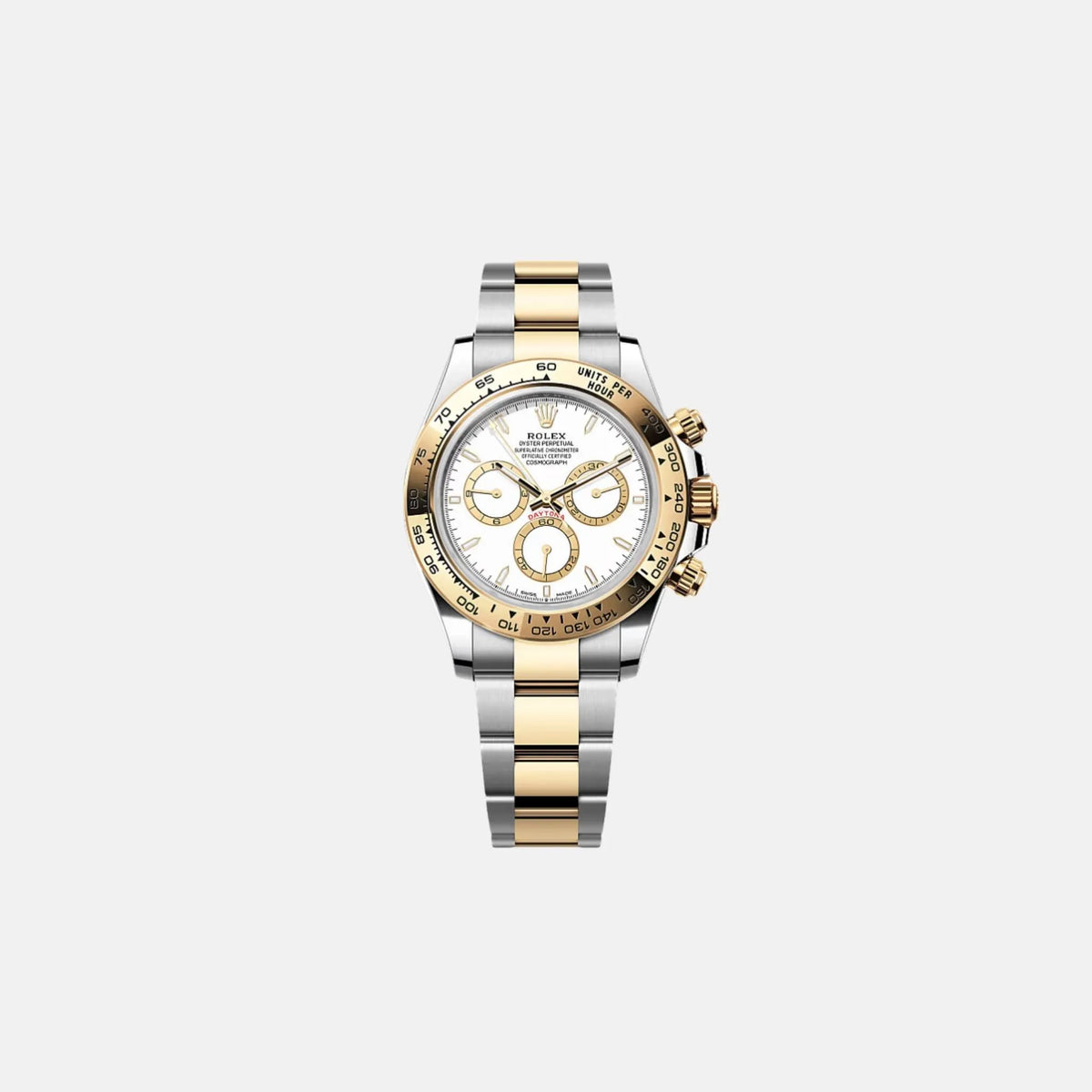 ساعة Rolex Cosmograph Daytona Ref. 126503-0001 من فولاذ وذهب أصفر 40 مم
