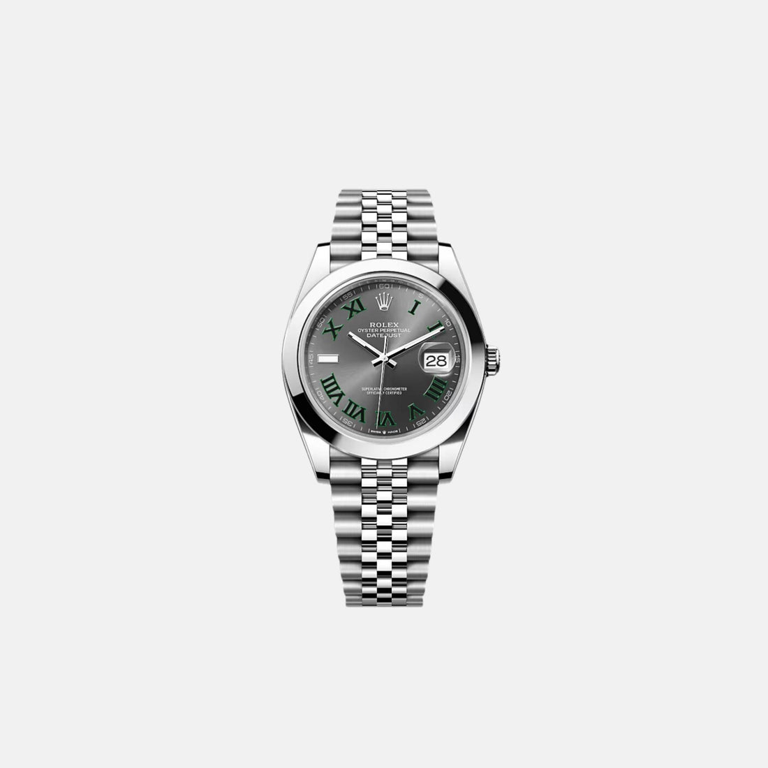 Rolex Datejust 41 126300-0014 Wimbledon Dial Jubilee Bracelet
