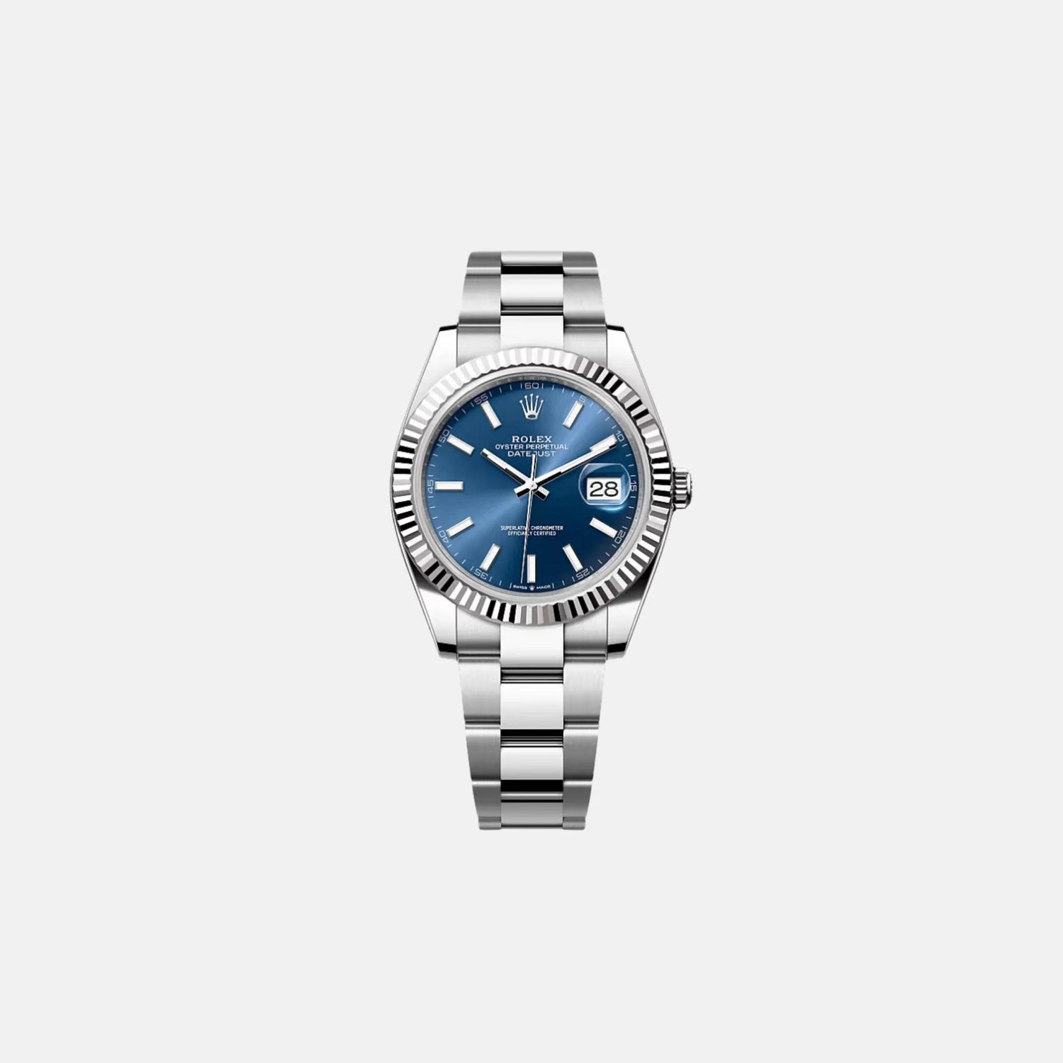 Rolex Datejust 41 126334-0001 Blue Index Dial Oyster Bracelet