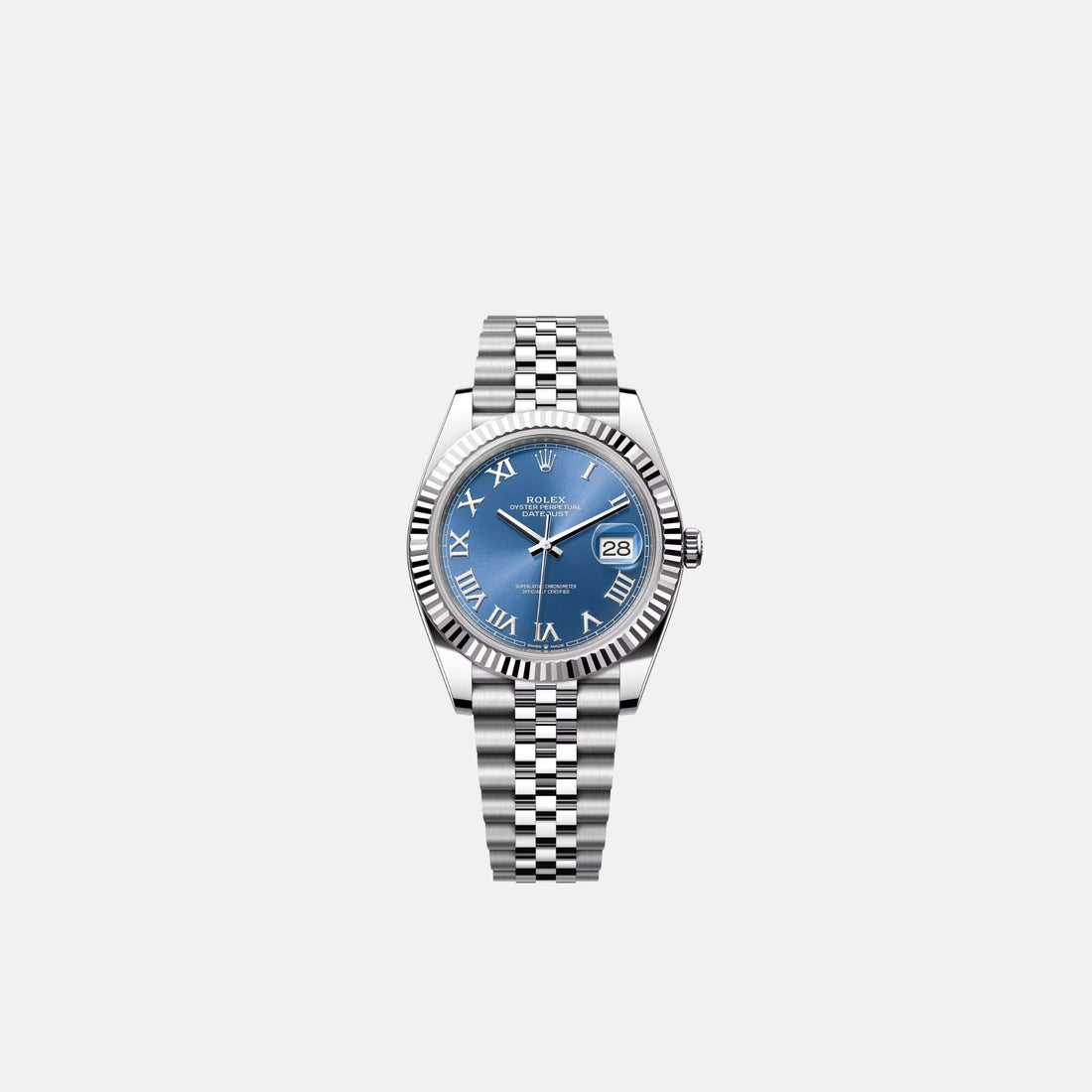 Rolex Datejust 41 126334-0026 Blue Roman Dial Men&