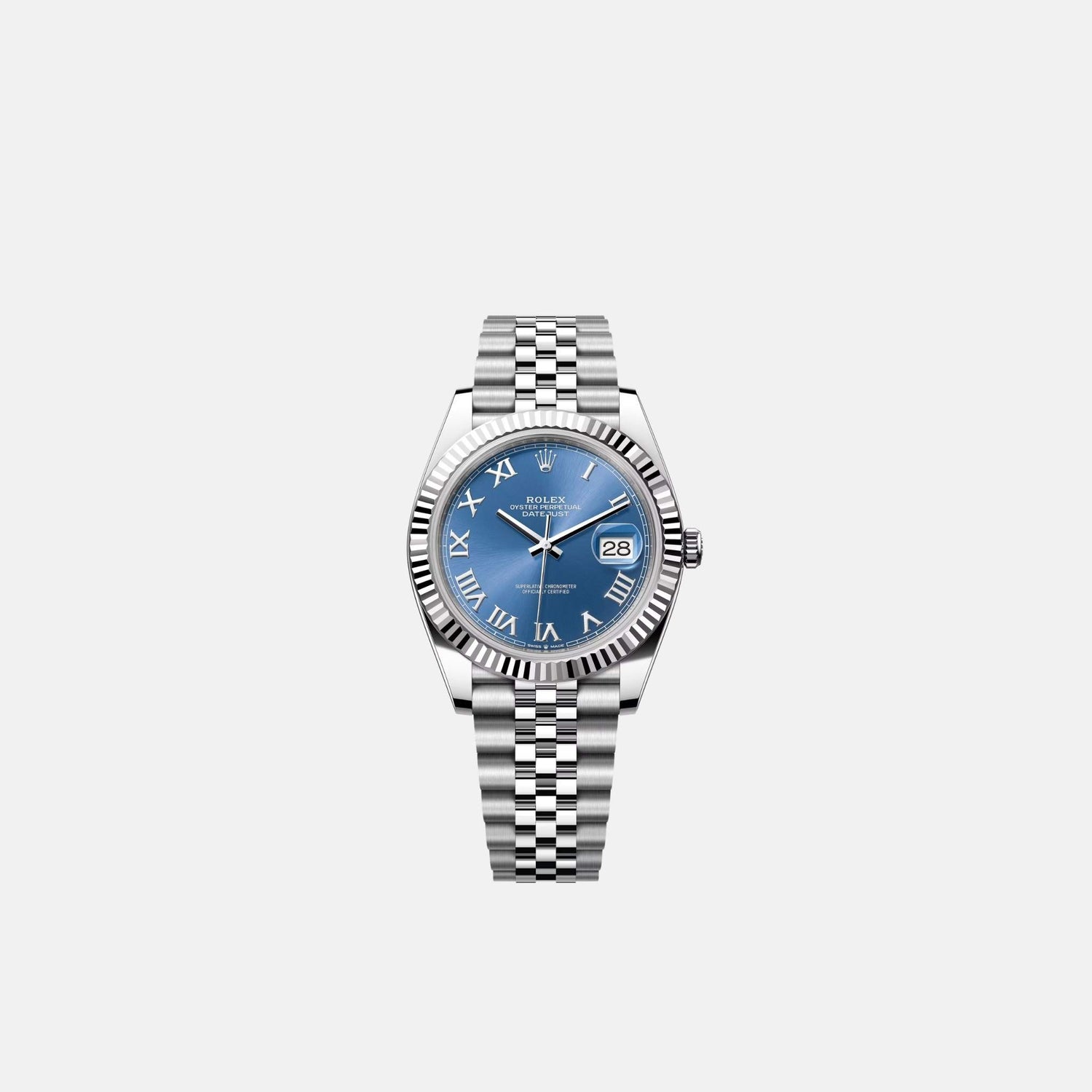 Rolex Datejust 41 126334-0026 Blue Roman Dial Men&