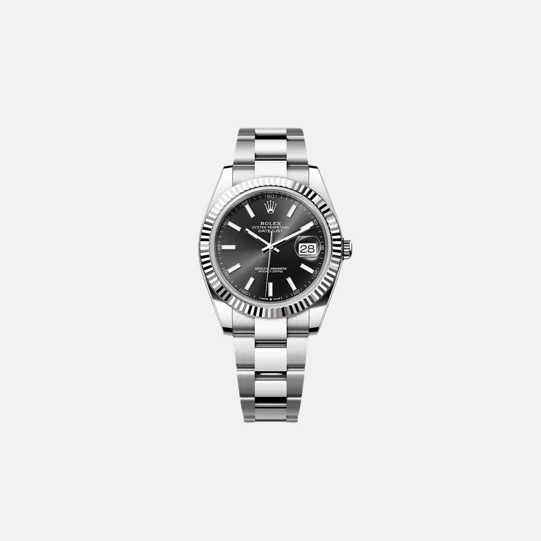 Rolex Datejust 41 126334 BKIO Black Index Dial Oyster Bracelet