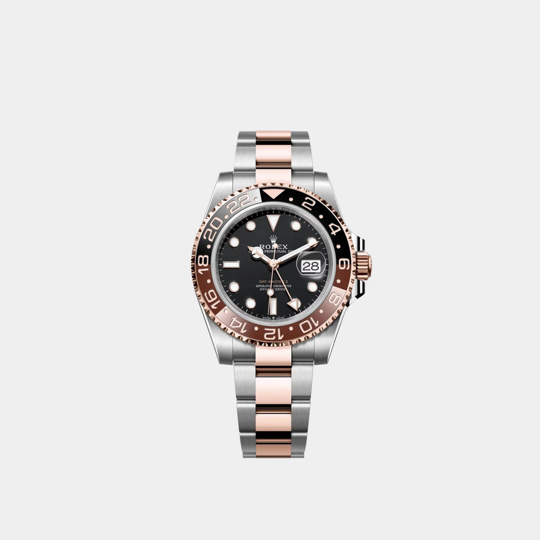 GMT-Master II 126711CHNR-0002 Black Dial Rootbeer Oyster, Front