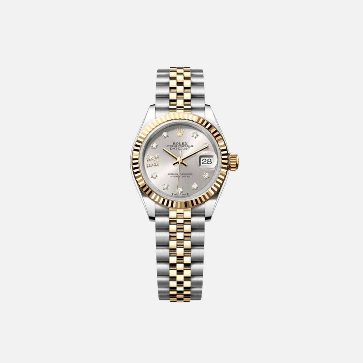 ساعة Rolex Lady-Datejust Ref. m279173-0003 من فولاذ وذهب أصفر 28 مم