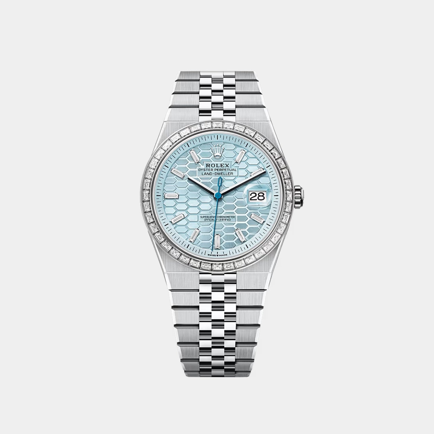 Rolex Land-Dweller 40 Platinum and Diamonds Ref. 127386TBR