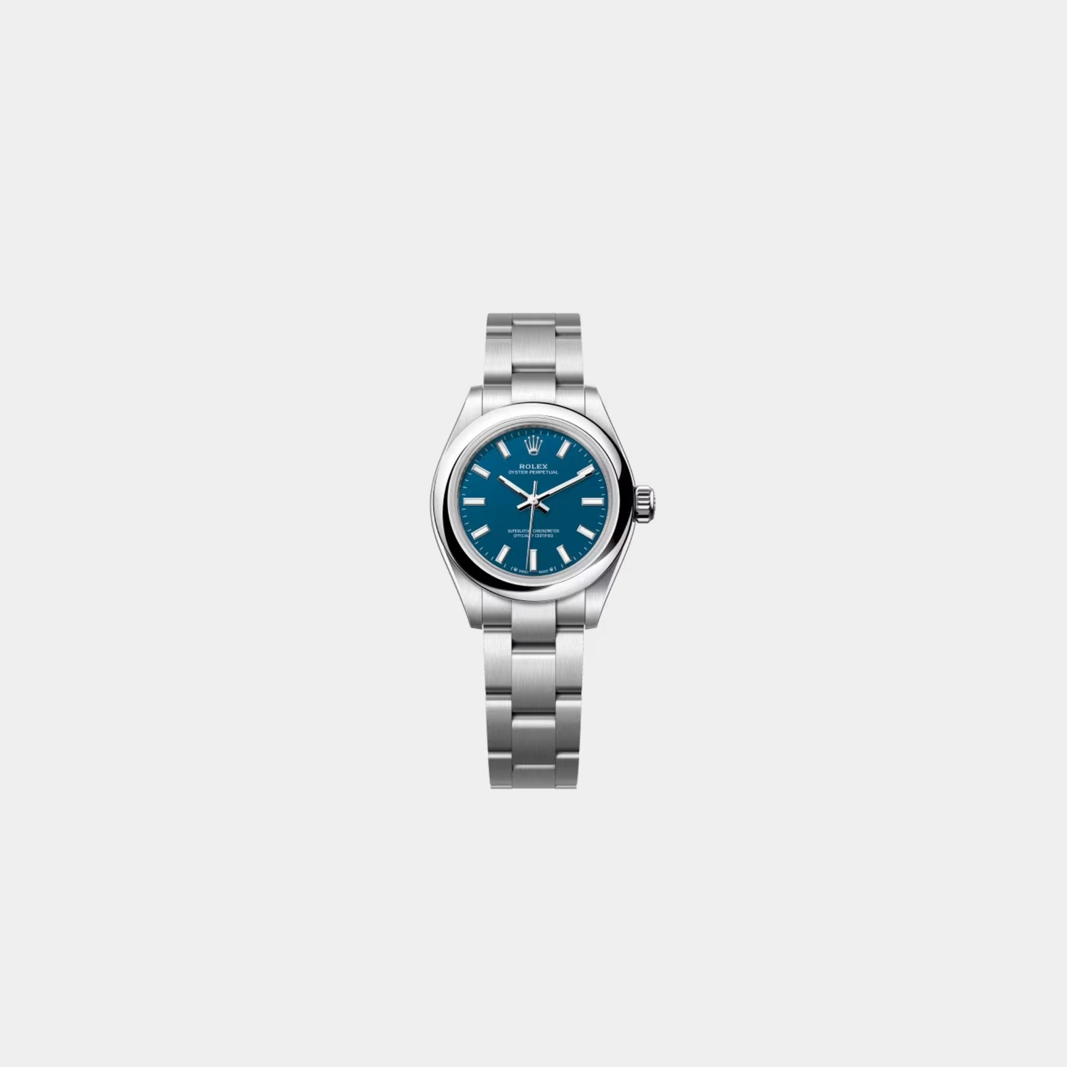 Rolex Oyster Perpetual 28 Oystersteel Blue Ref. 276200-0011