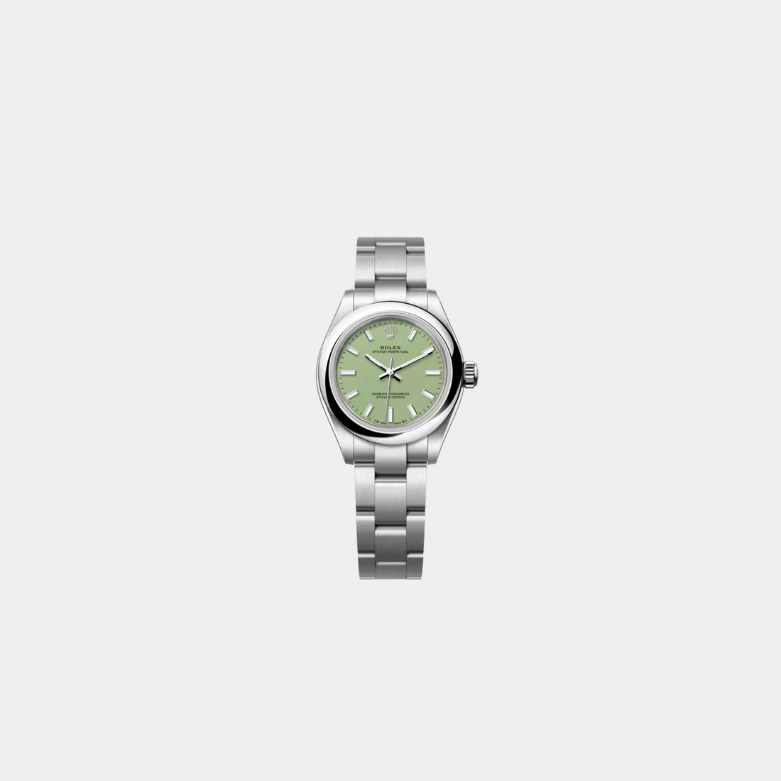 Rolex Oyster Perpetual 28 Oystersteel Pistachio Ref. 276200-0006