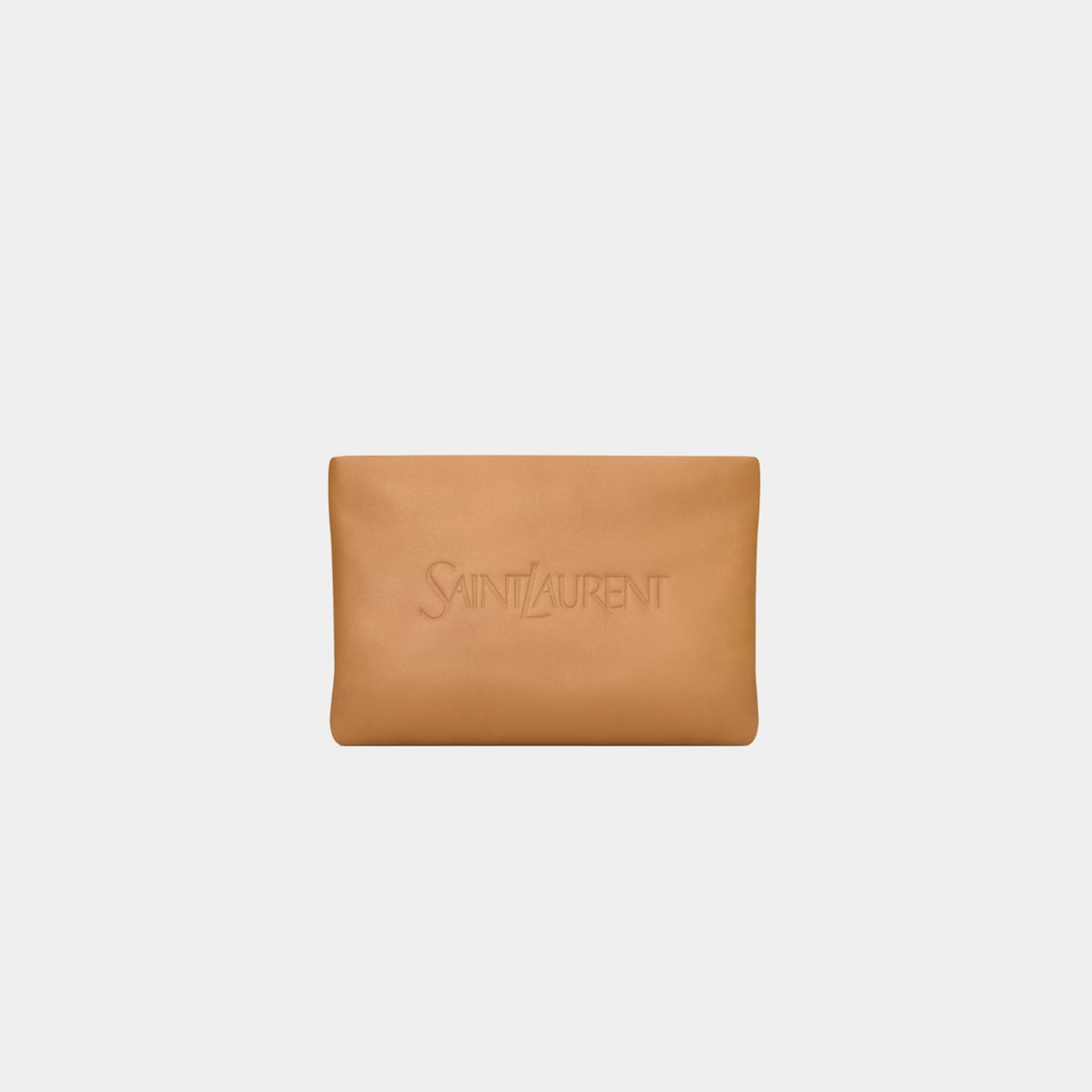 Saint Laurent Small Pouch Leather, Front