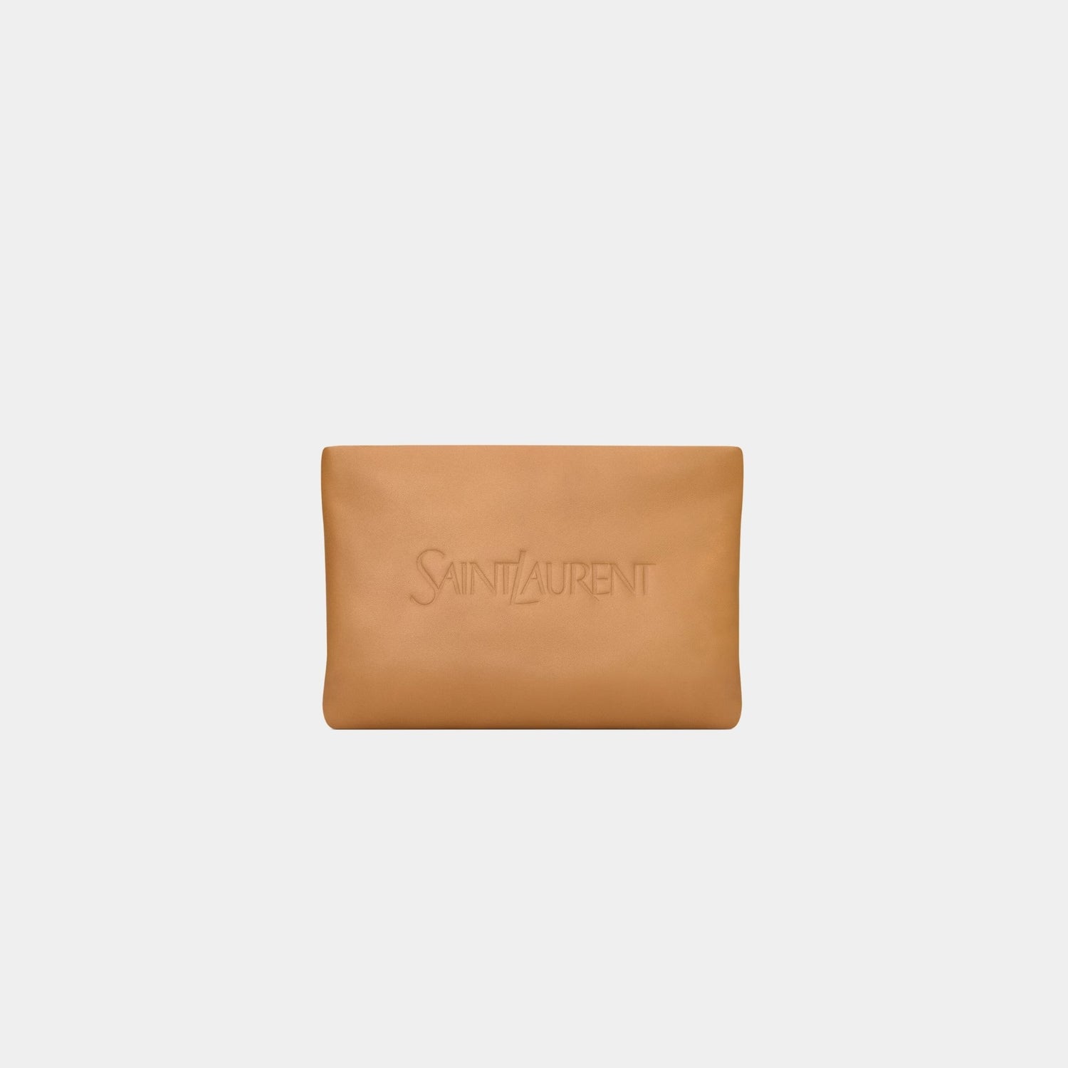 Saint Laurent Small Pouch Leather, Front