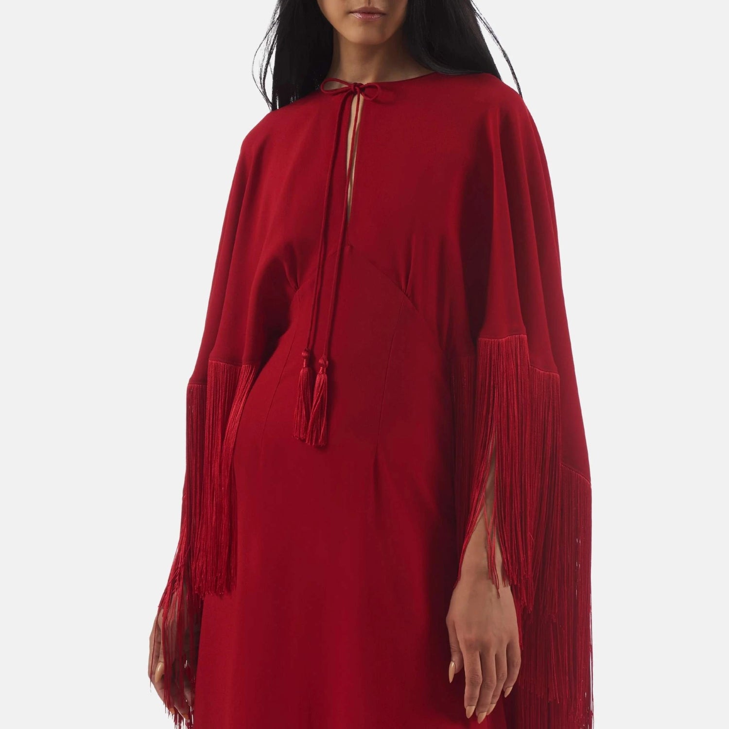 Taller Marmo 1974 Dress in Ruby, Close