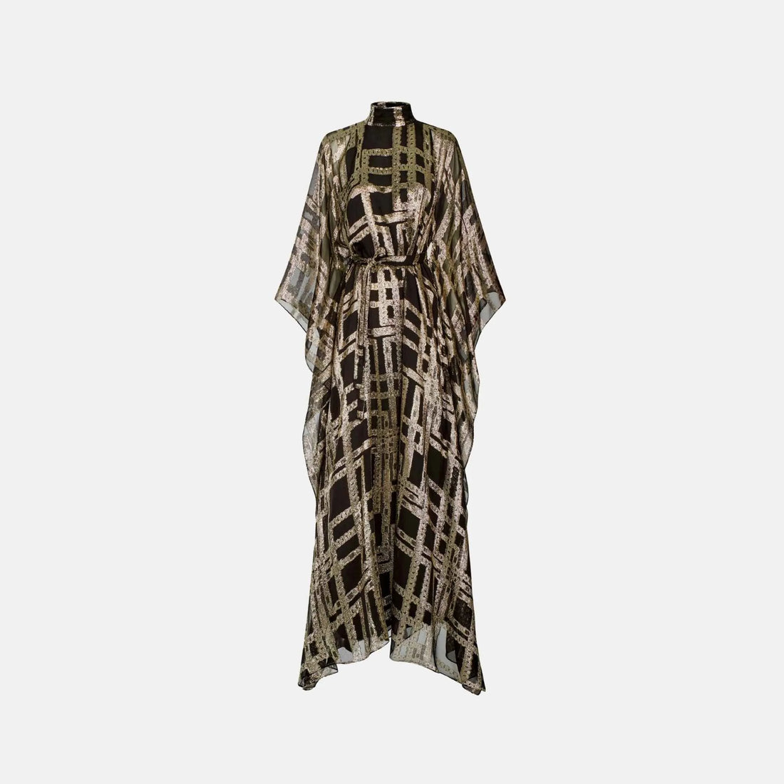 Taller Marmo Enigma Kaftan in Black, Front