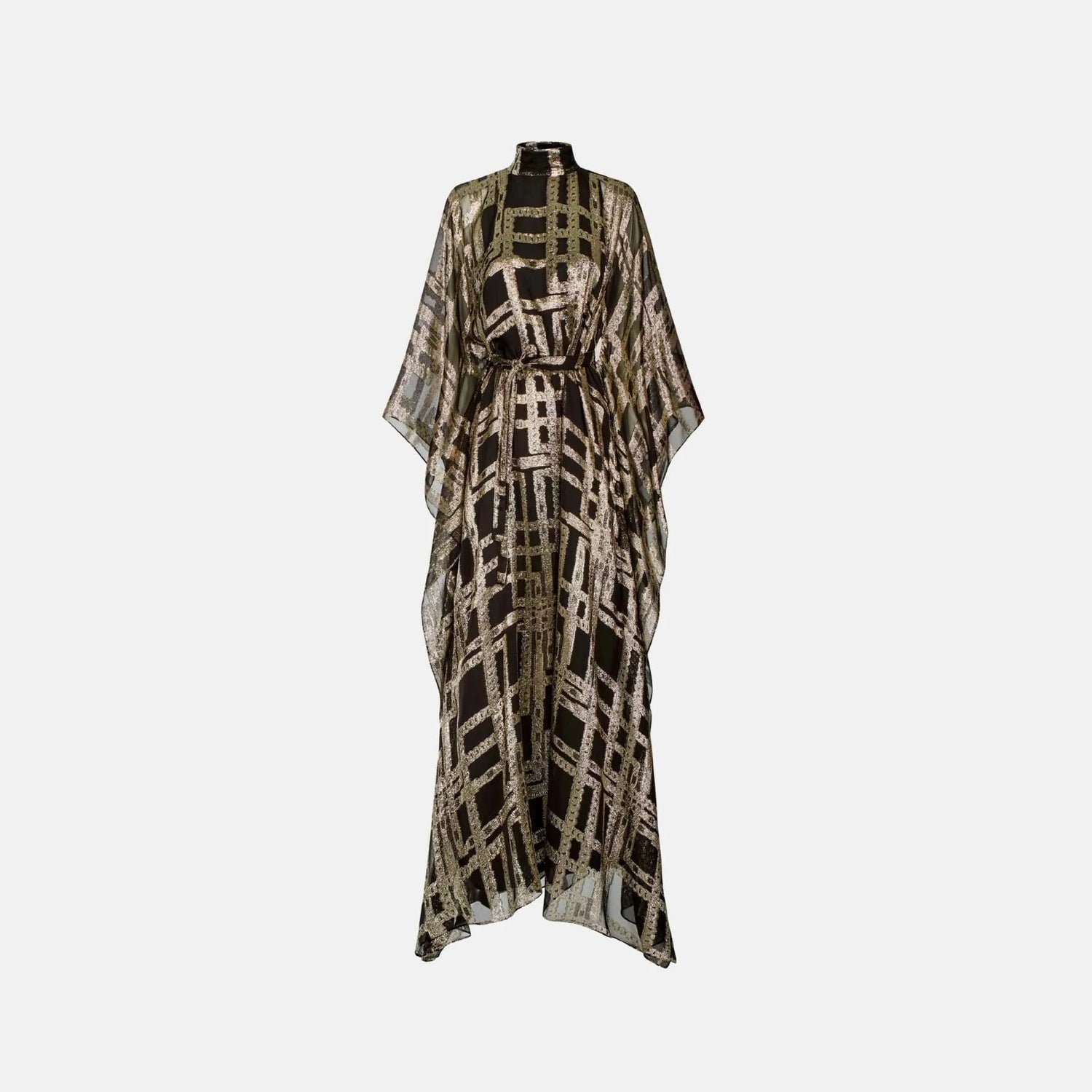 Taller Marmo Enigma Kaftan in Black, Front