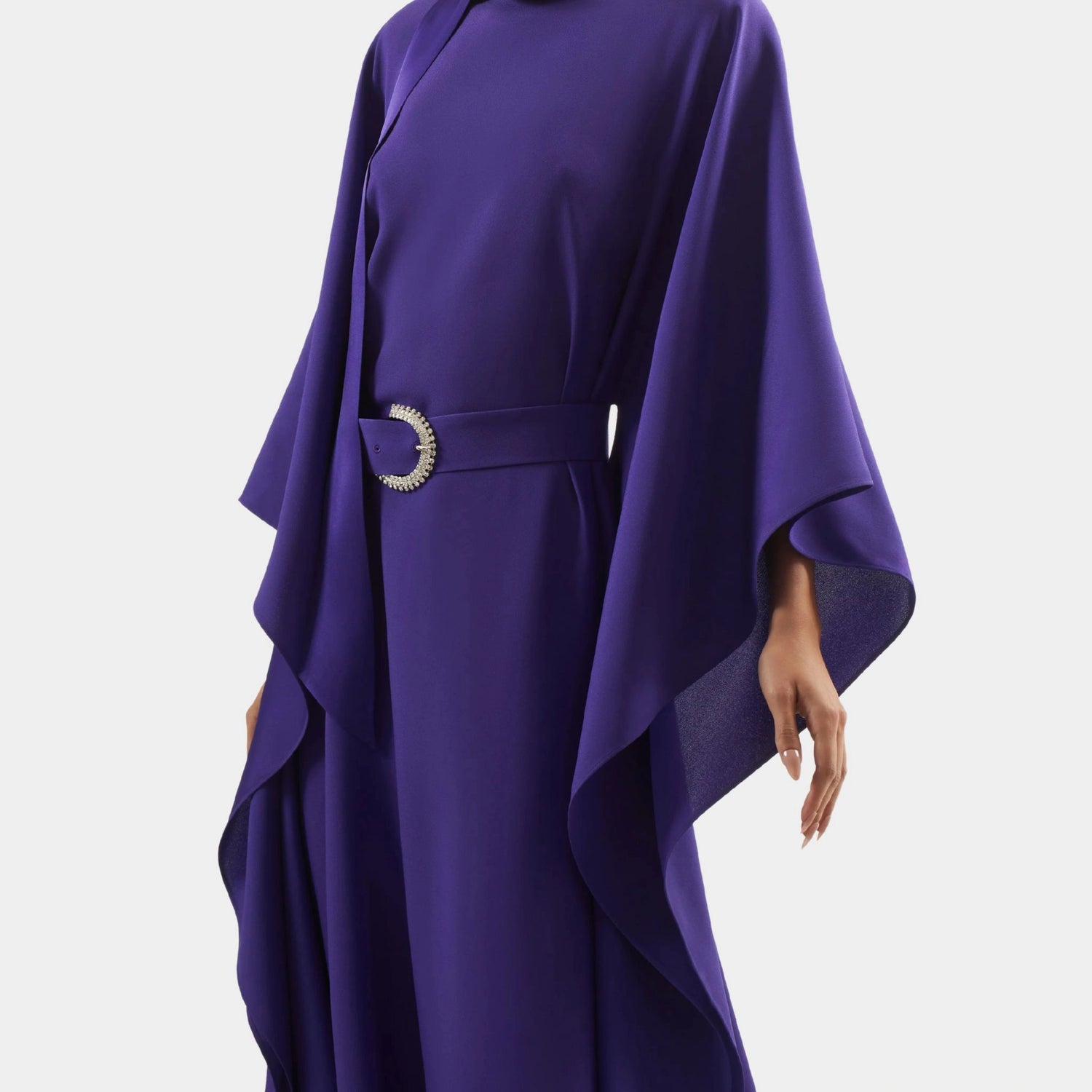 Taller Marmo La Luna Crystal Kaftan , Violet, Model 