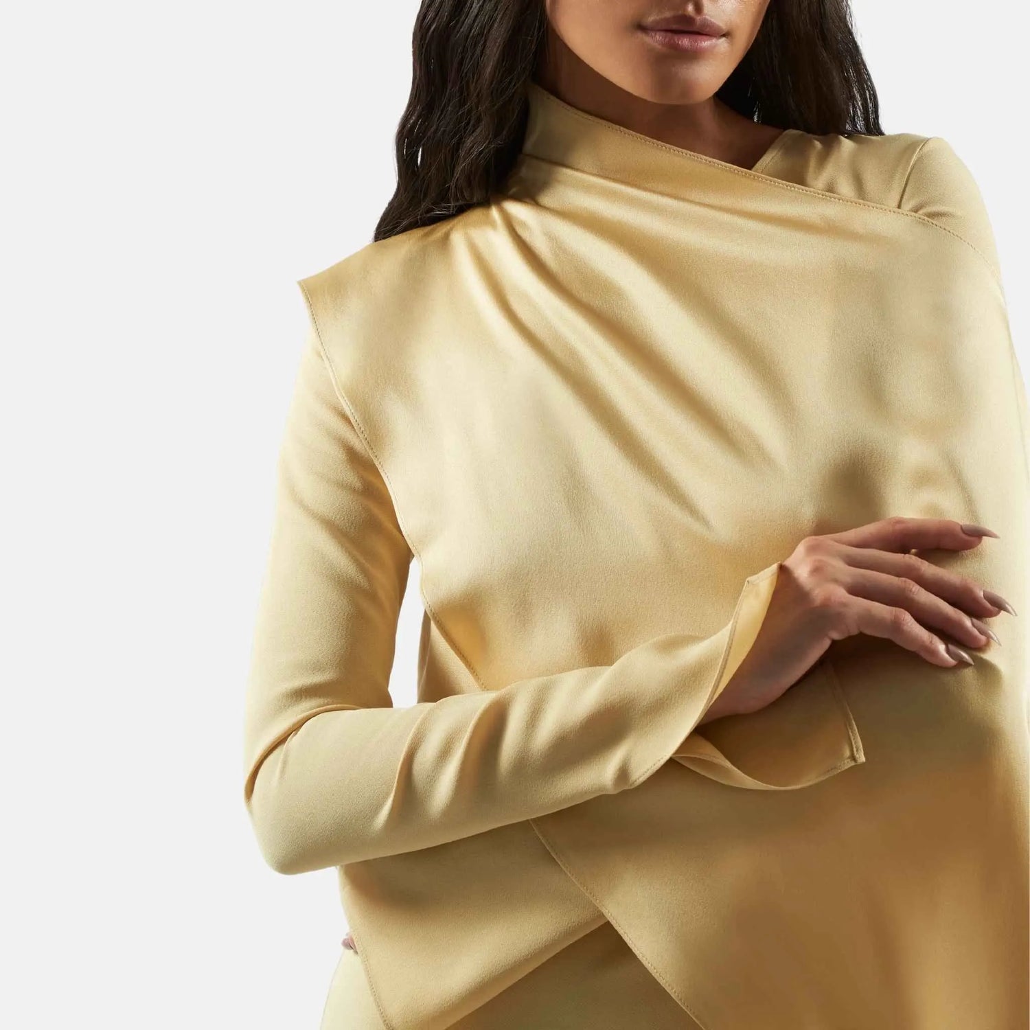 Taller Marmo Mounia Dress in Pergamena, Close