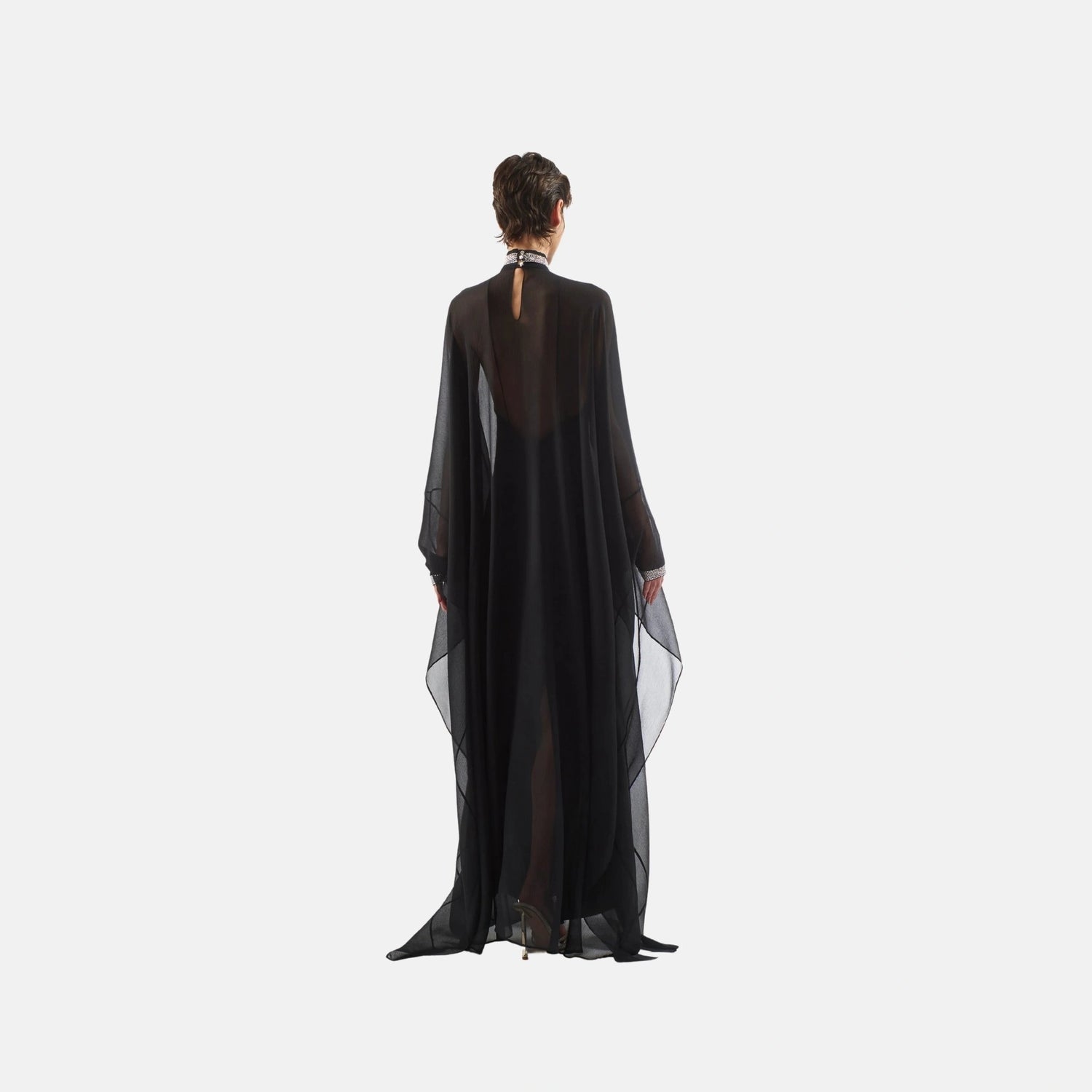 Taller Marmo Parthenon Kaftan, Black, Back