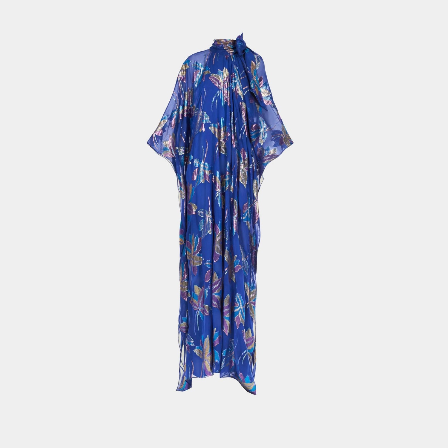 Taller Marmo Stevie Kaftan In Royal Blue, Front 