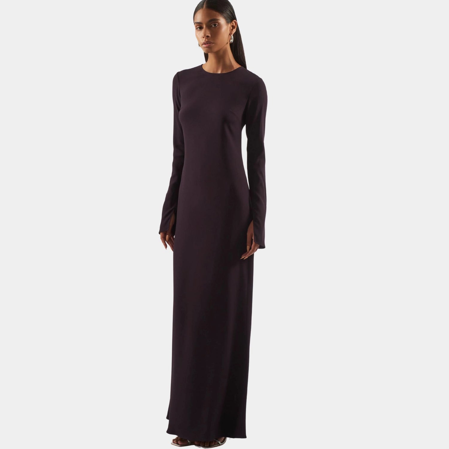 Taller Marmo Suratt Kaftan In Violet, Front 