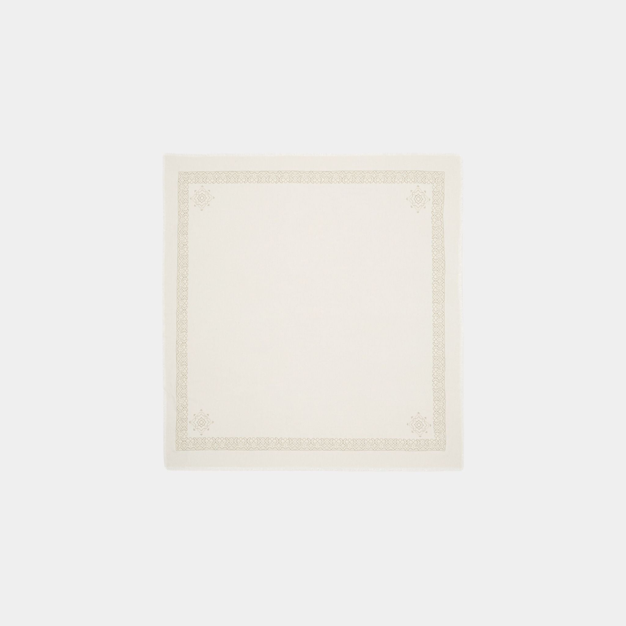 Loro Piana The Gift of Kings Gutrah Carré, Beige, Front