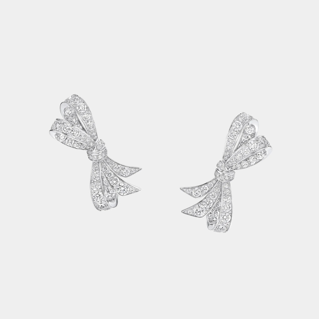 Graff Tildas Bow Diamond Earrings, Front
