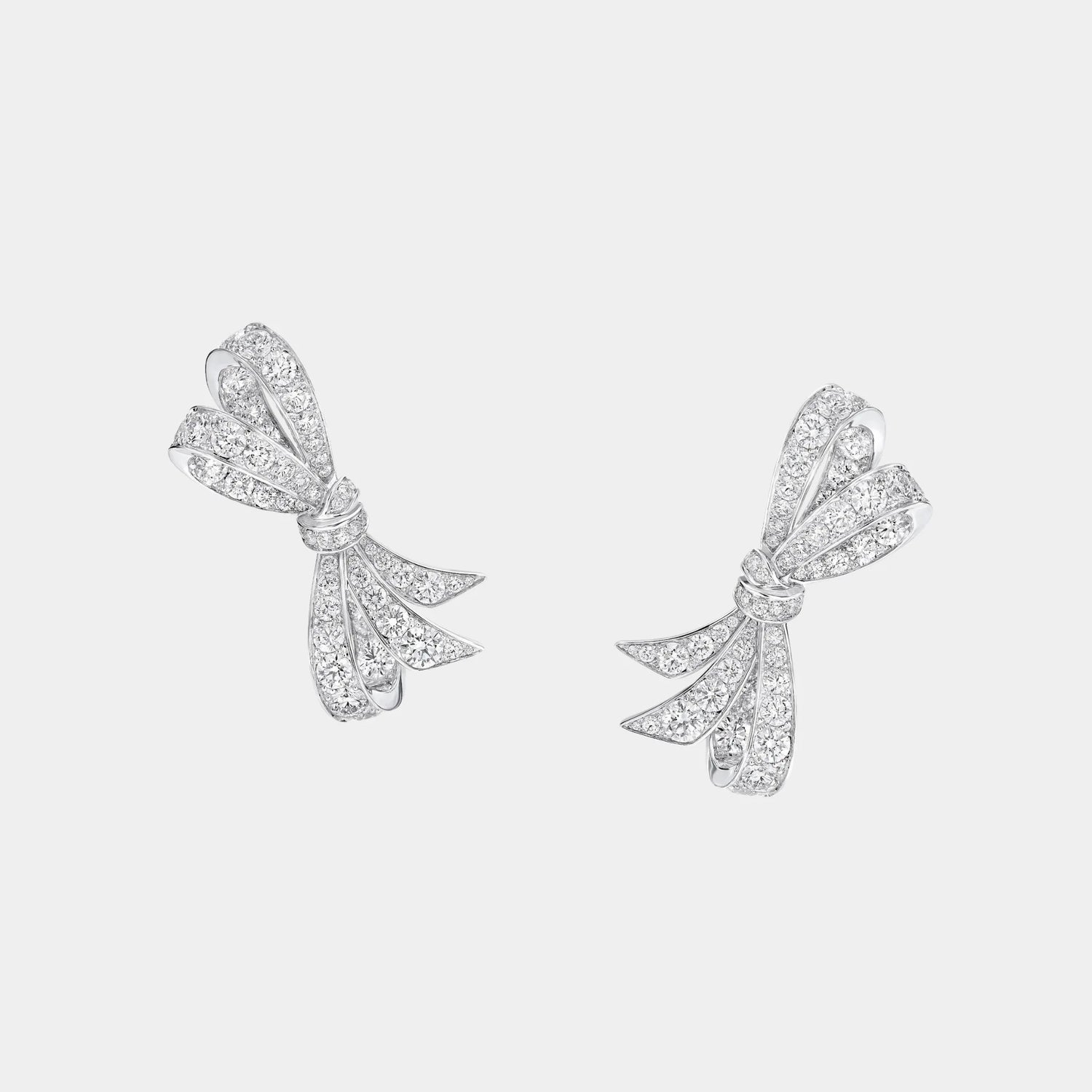 Graff Tildas Bow Diamond Earrings, Front