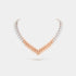 Van Cleef & Arpels Bouton D’or Necklace Rose Gold Diamond, Front