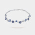 Van Cleef & Arpels Folie des Prés necklace White Gold Diamond Sapphire, Front