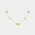 Van Cleef & Arpels Frivole Necklace 9 Flowers Yellow Gold Diamond, Front
