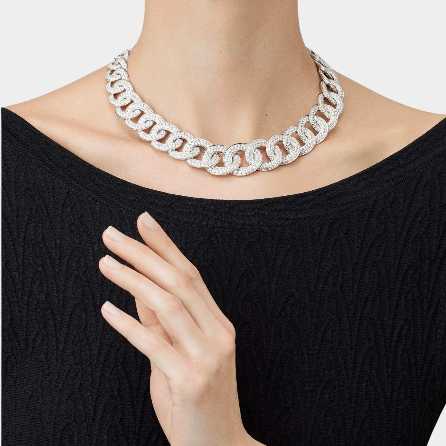 Van Cleef &amp; Arpels Olympia necklace white gold Diamond, Model