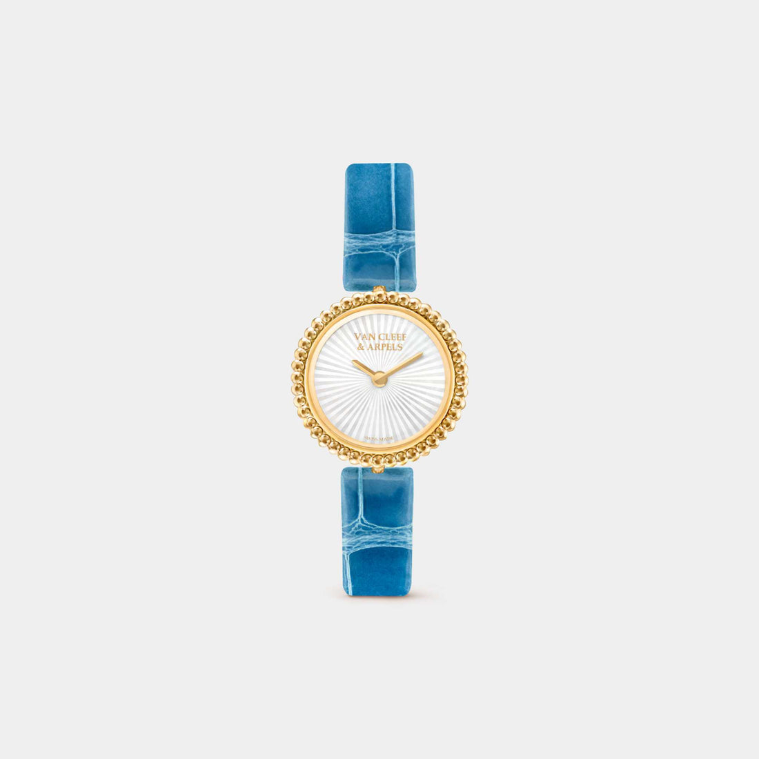 Van Cleef & Arpels Perlée Watch 23 mm Yellow Gold Mother Of Pearl, Front