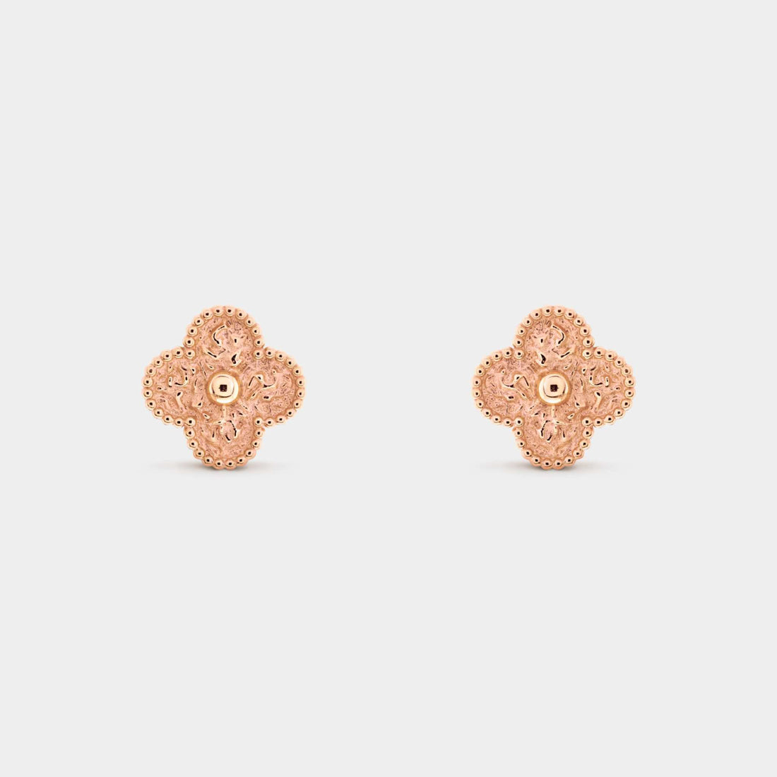 Van Cleef &amp; Arpels Vintage Alhambra Earrings Rose Gold