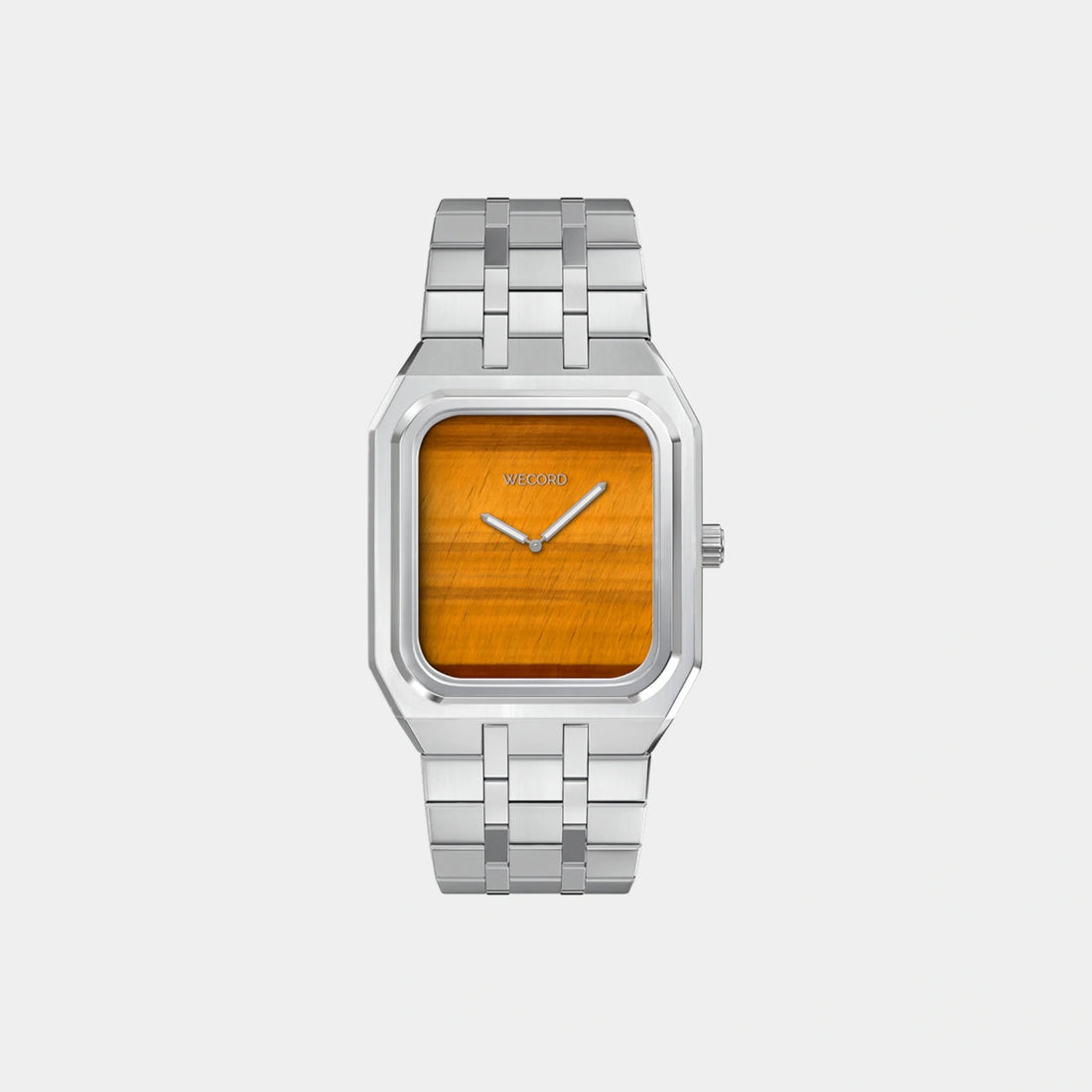 Wecord Duke Watch Gemstones Large Model, Tiger Eye