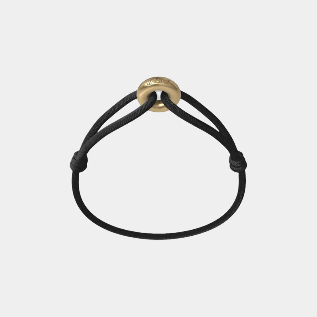 Wecord Golden Soho Cord Bracelet, Black