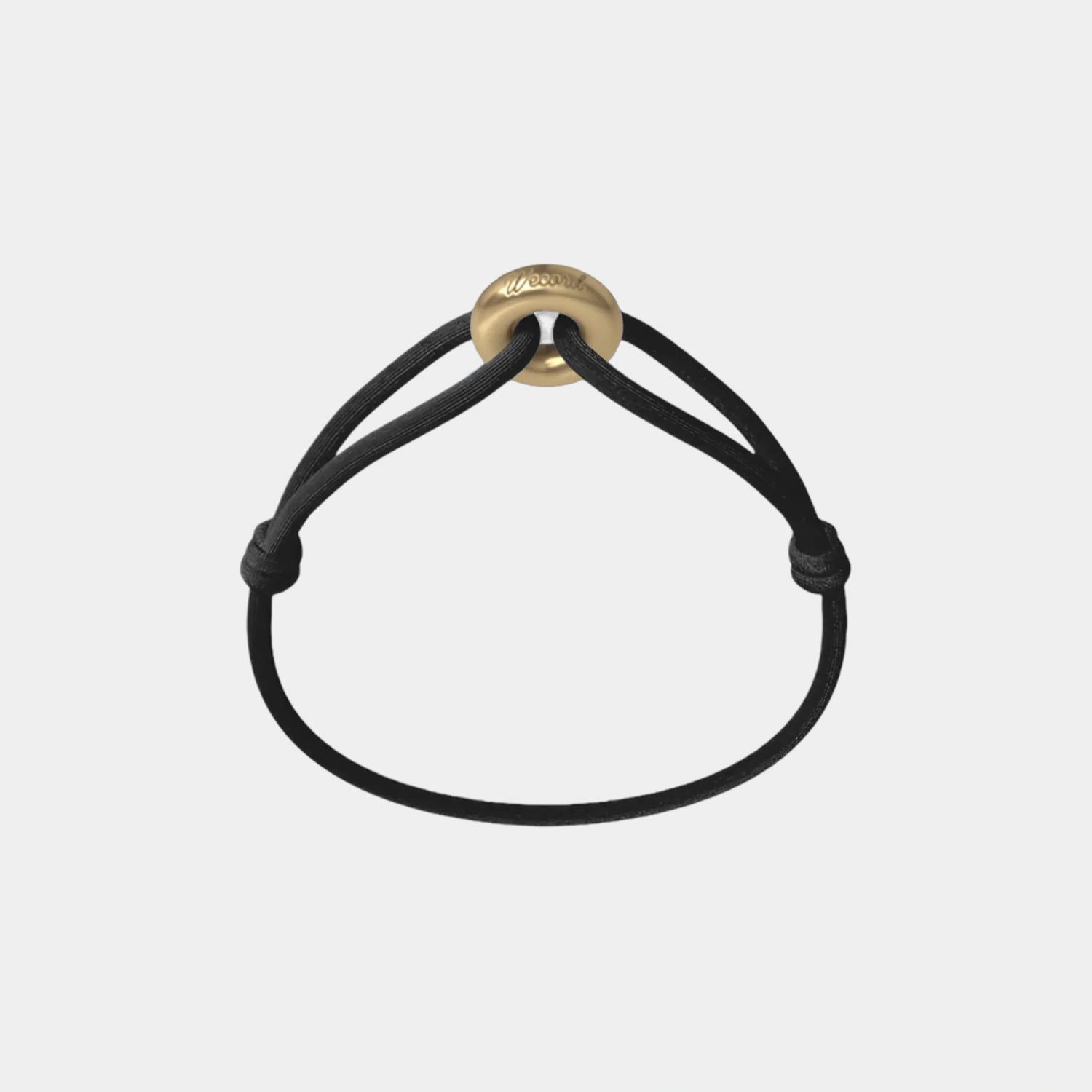 Wecord Golden Soho Cord Bracelet, Black
