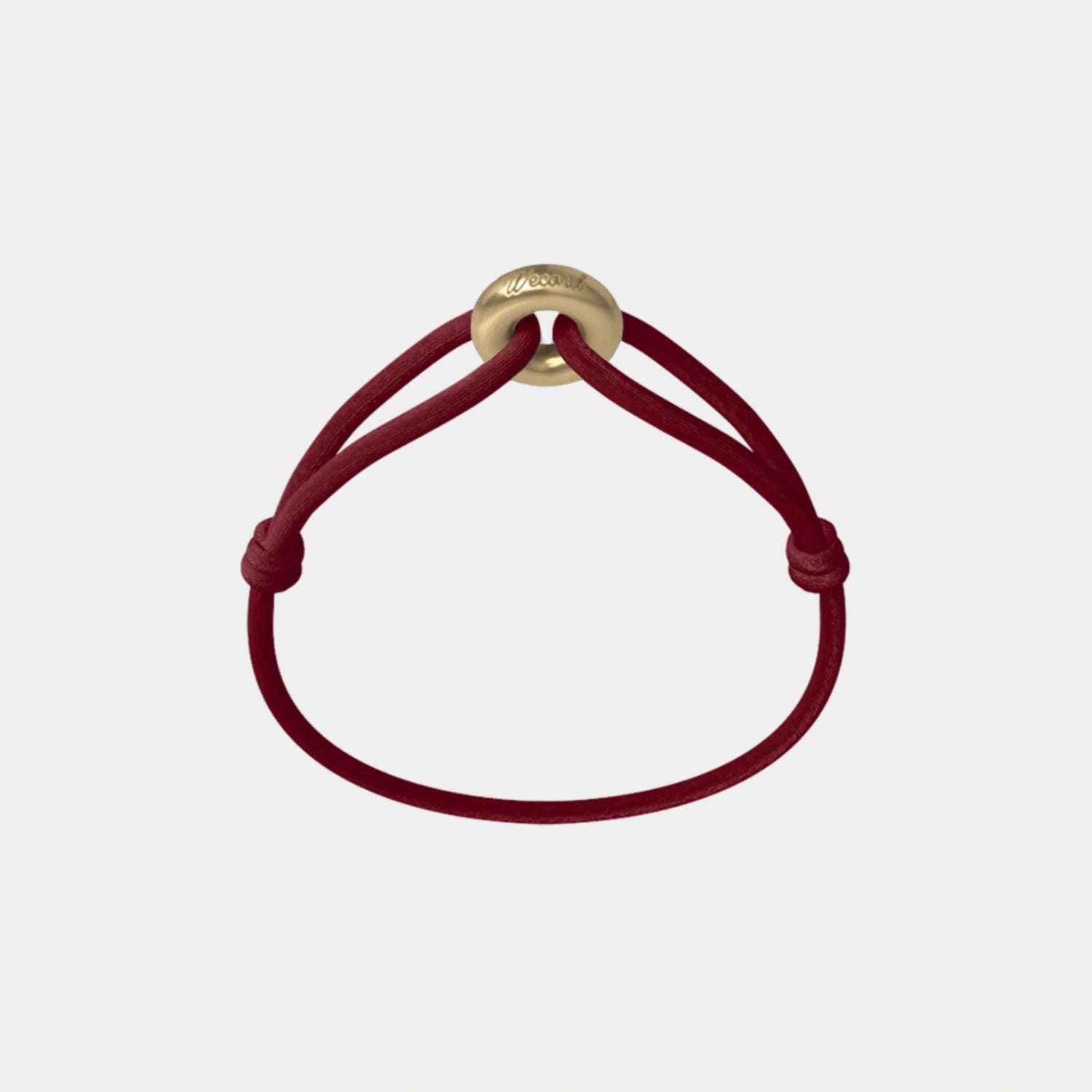 Wecord Golden Soho Cord Bracelet, Burgundy