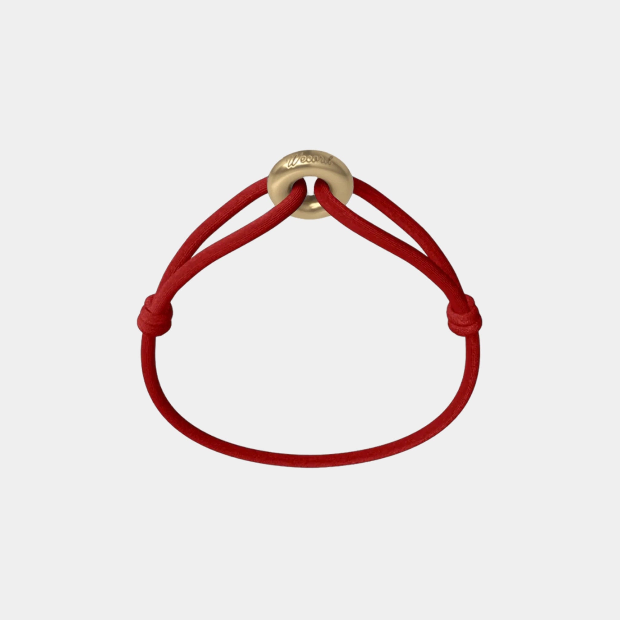 Wecord Golden Soho Cord Bracelet, Red
