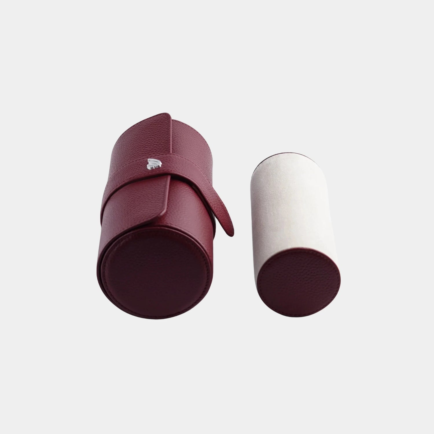 Wecord Kensington Three Watches Roll, Burgundy, Back