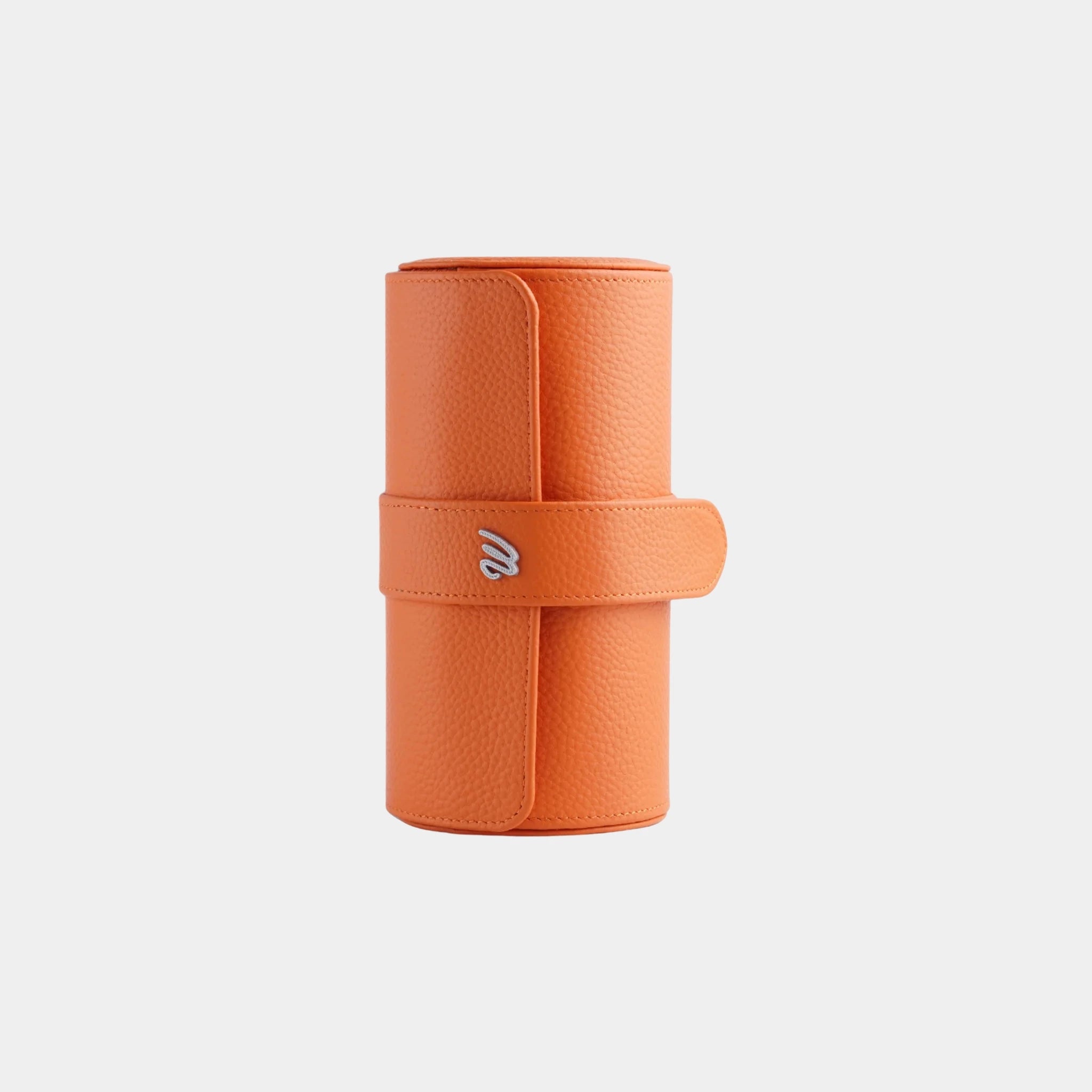 Wecord Kensington Three Watches Roll, Orange, Front