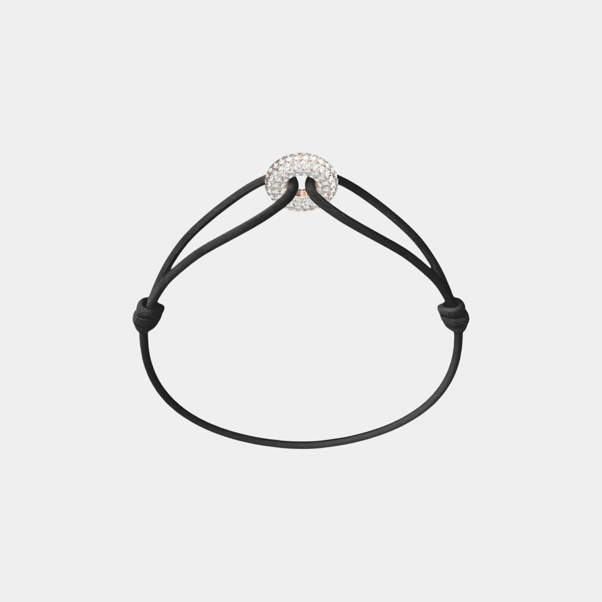 Mini Rose Soho Pave Cord Bracelet