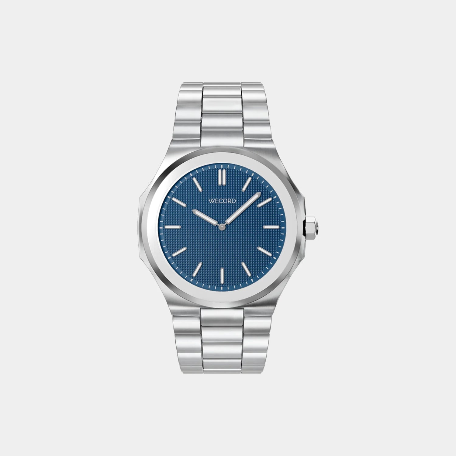 Wecord Oliver Watch Large Model, Navy Blue