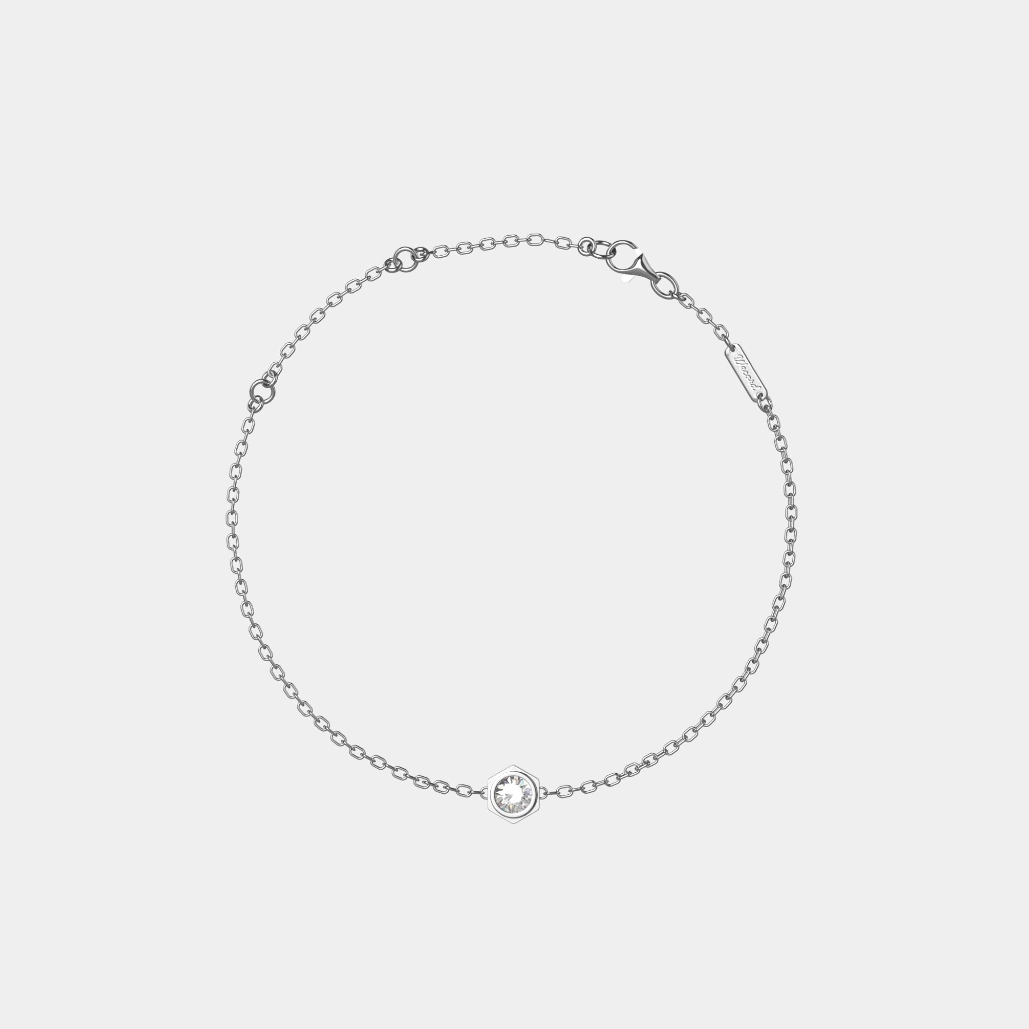 Wecord Unity bracelet, Silver