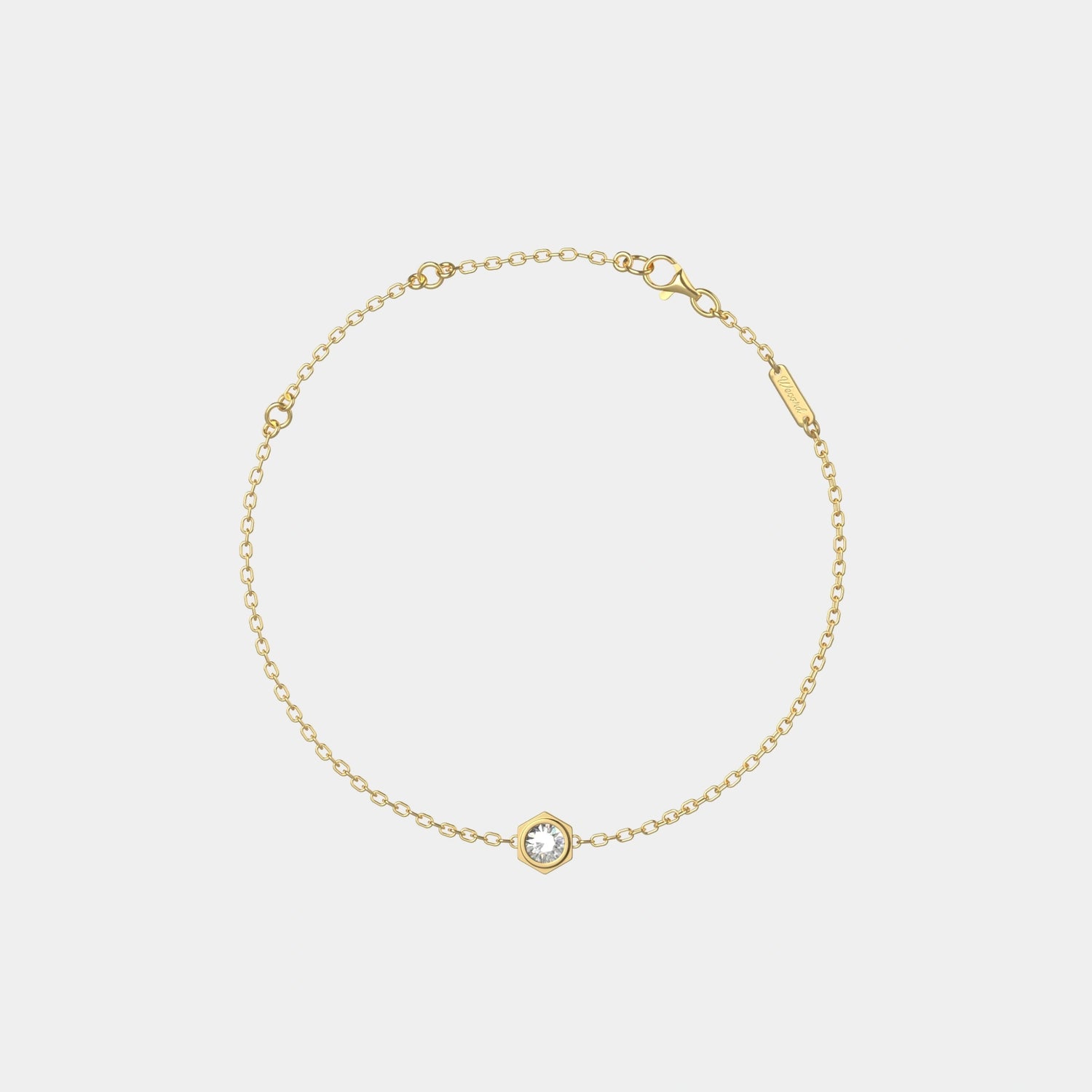 Wecord Unity bracele, Yellow Gold