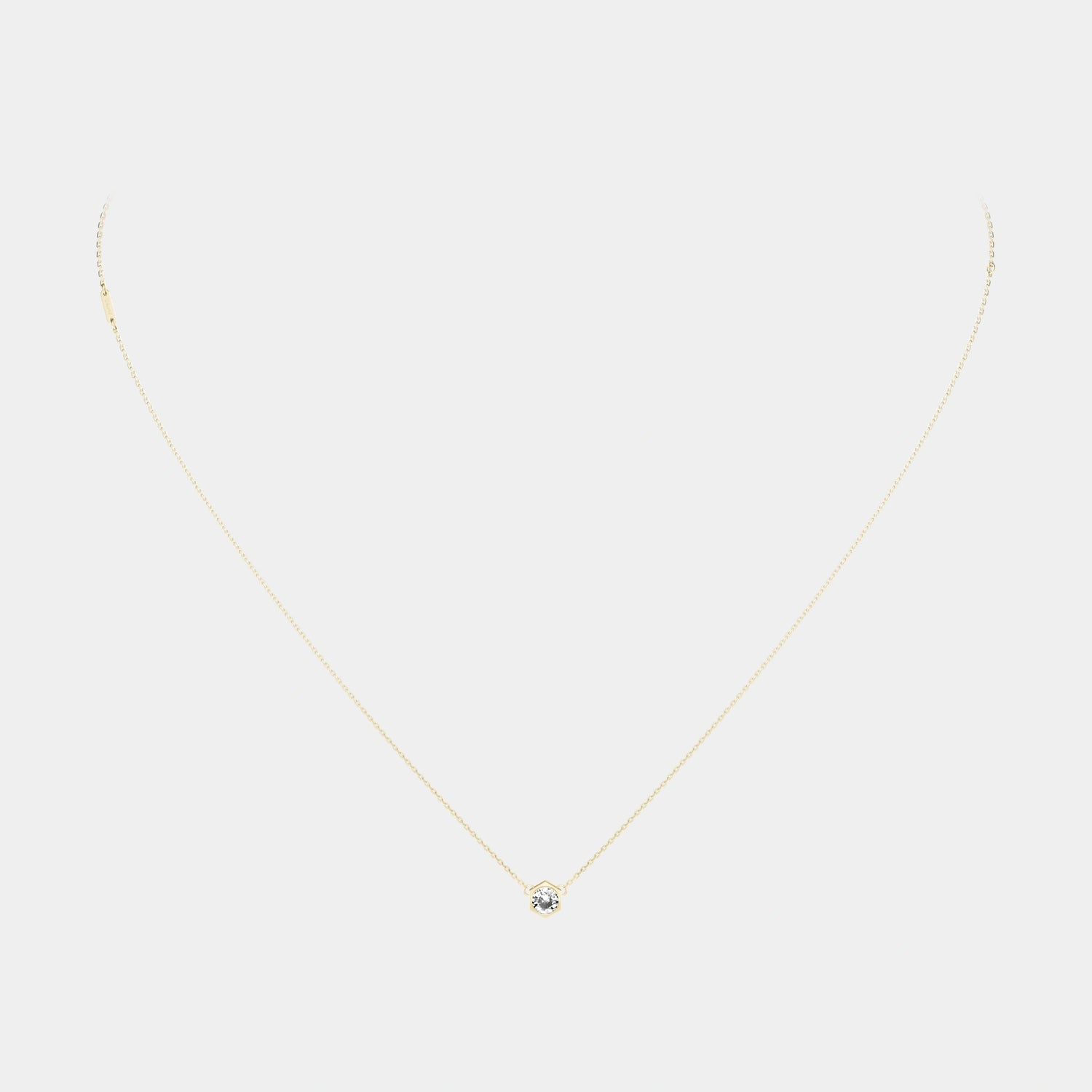 Wecord Unity necklace, Gold, Front