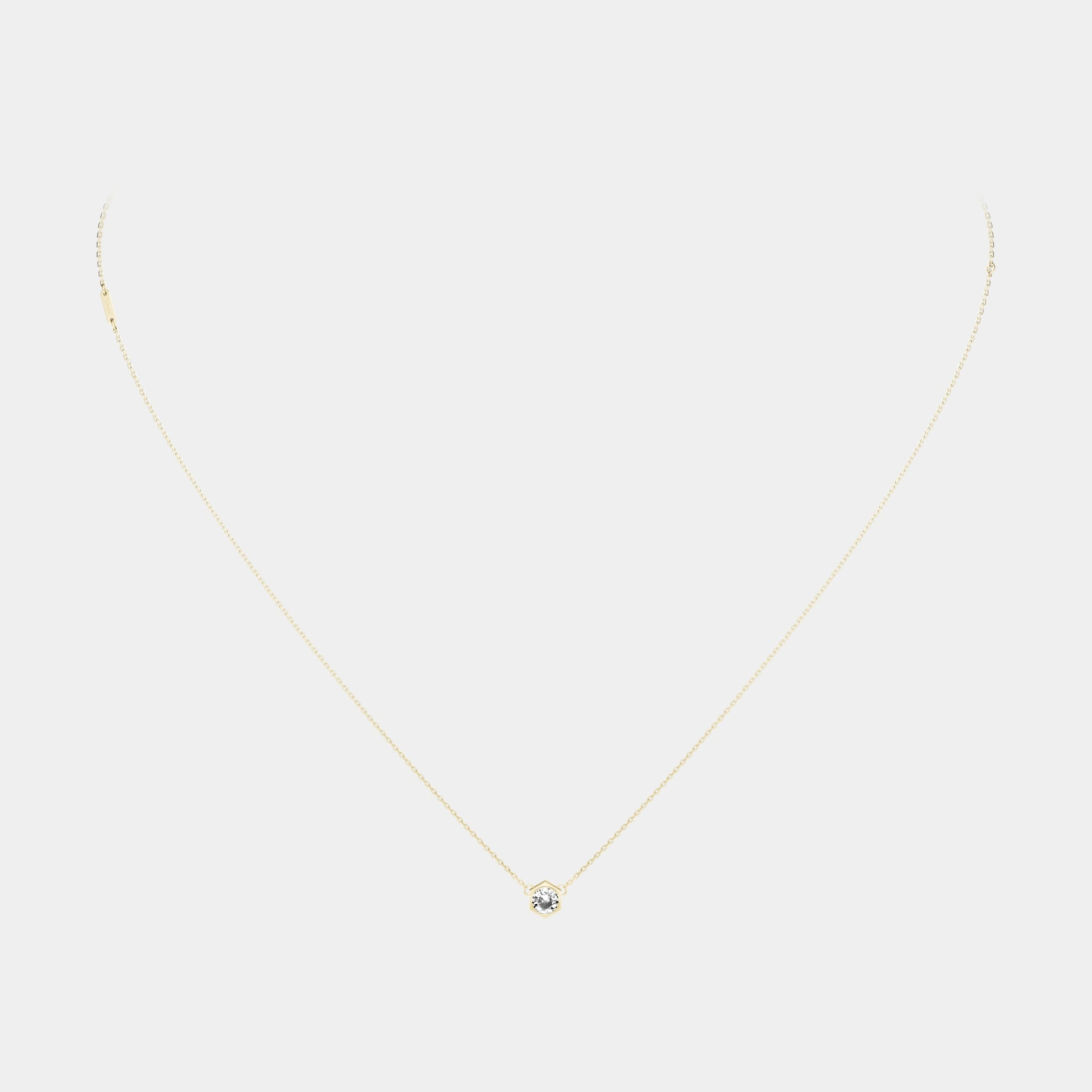 Wecord Unity necklace, Gold, Front