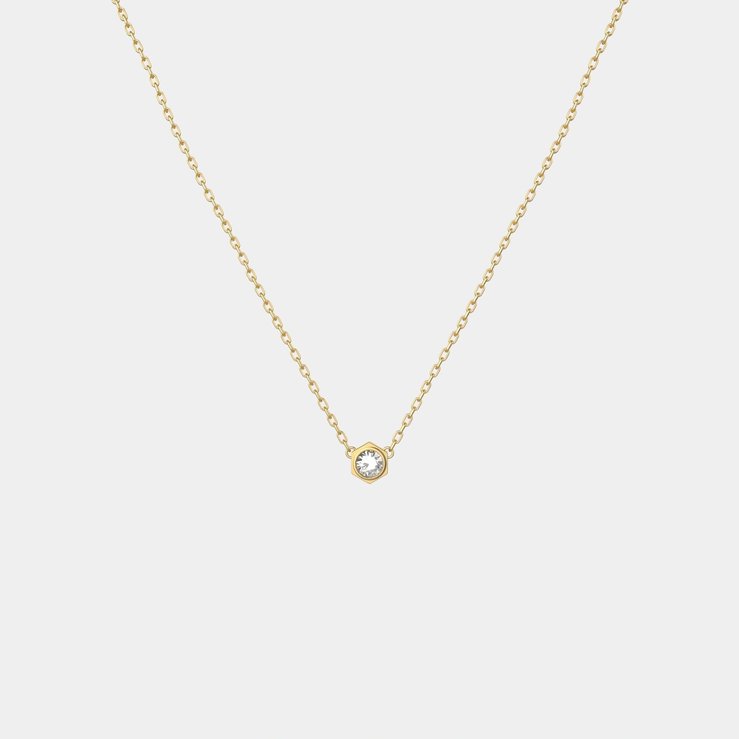 Wecord Unity necklace, Gold, Pendant