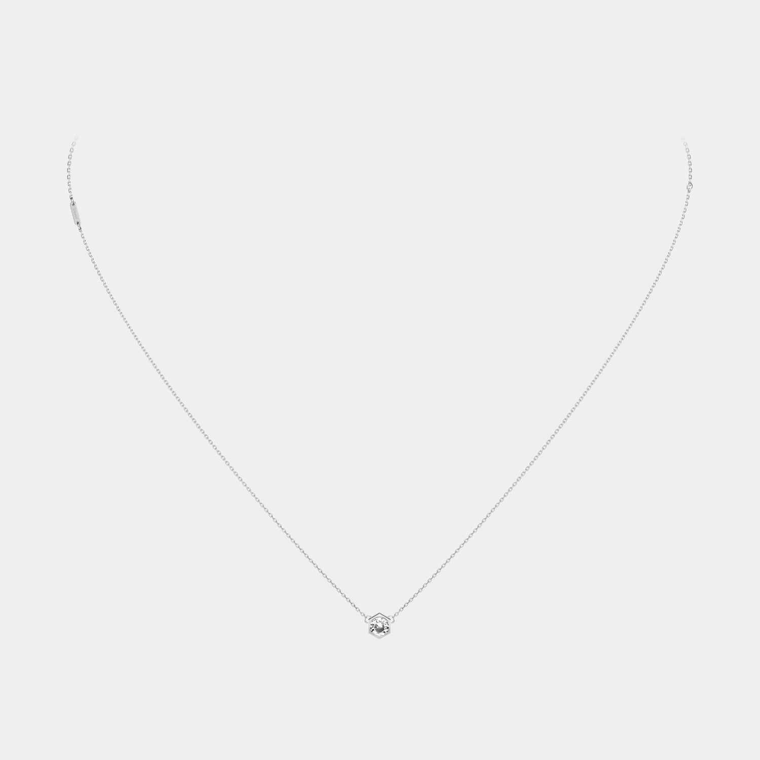Wecord Unity necklace, Silver, Front