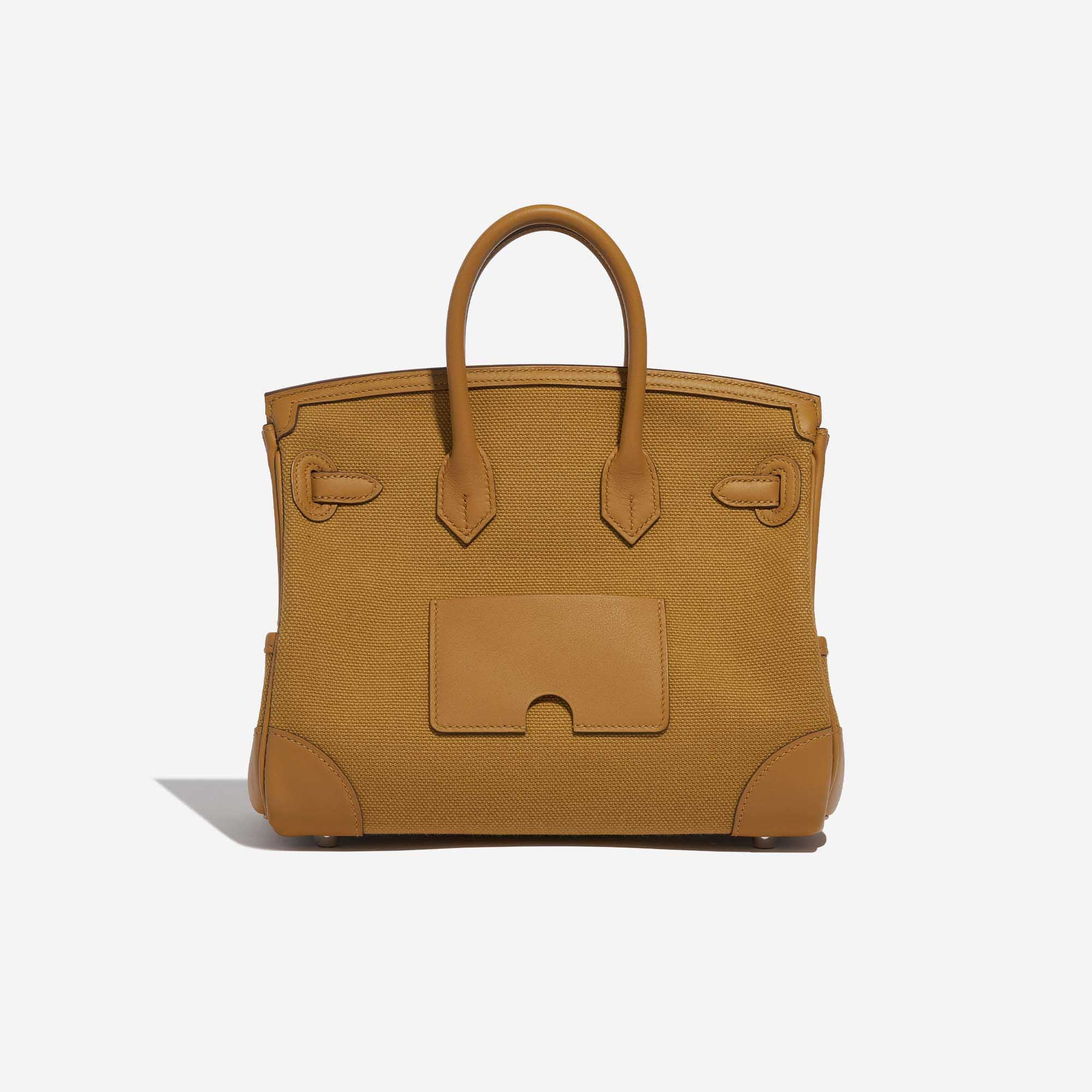 Birkin Cargo 25 Toile Goeland Veau Swift Desert Sesame